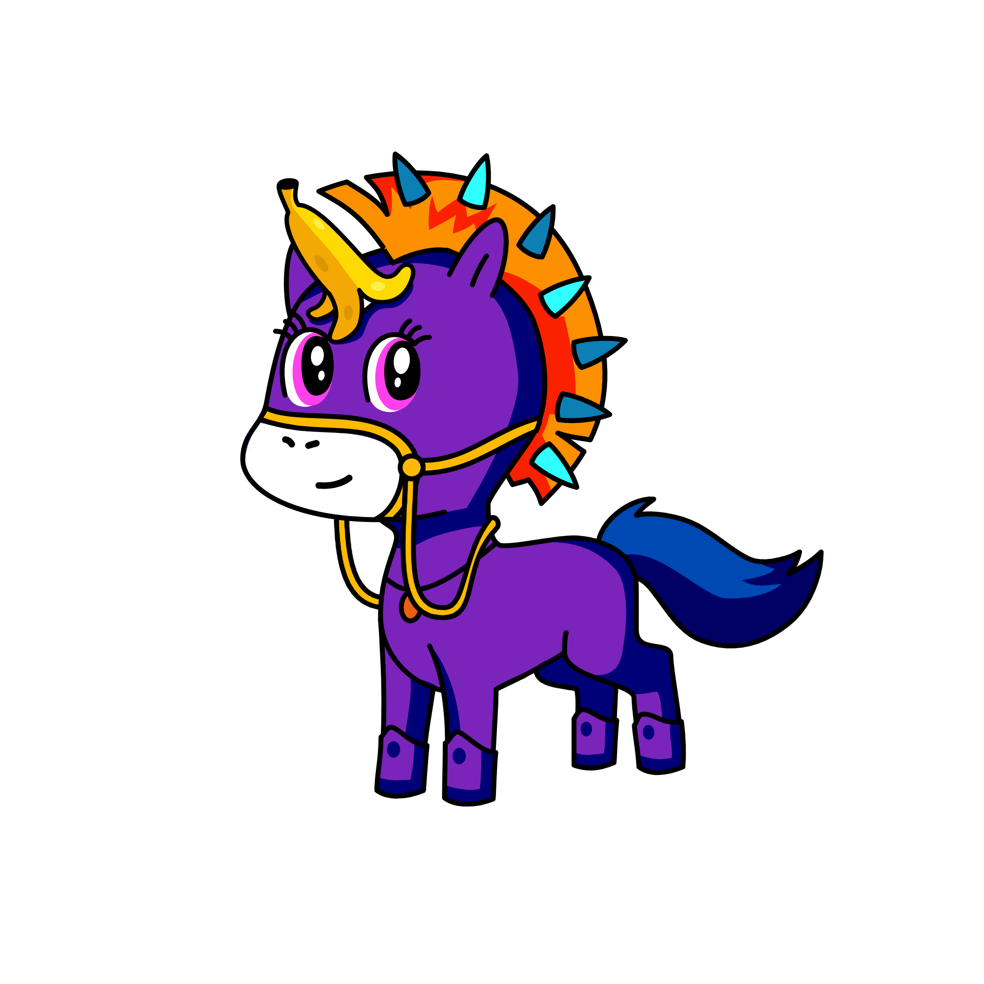 Midnight, the unicorn