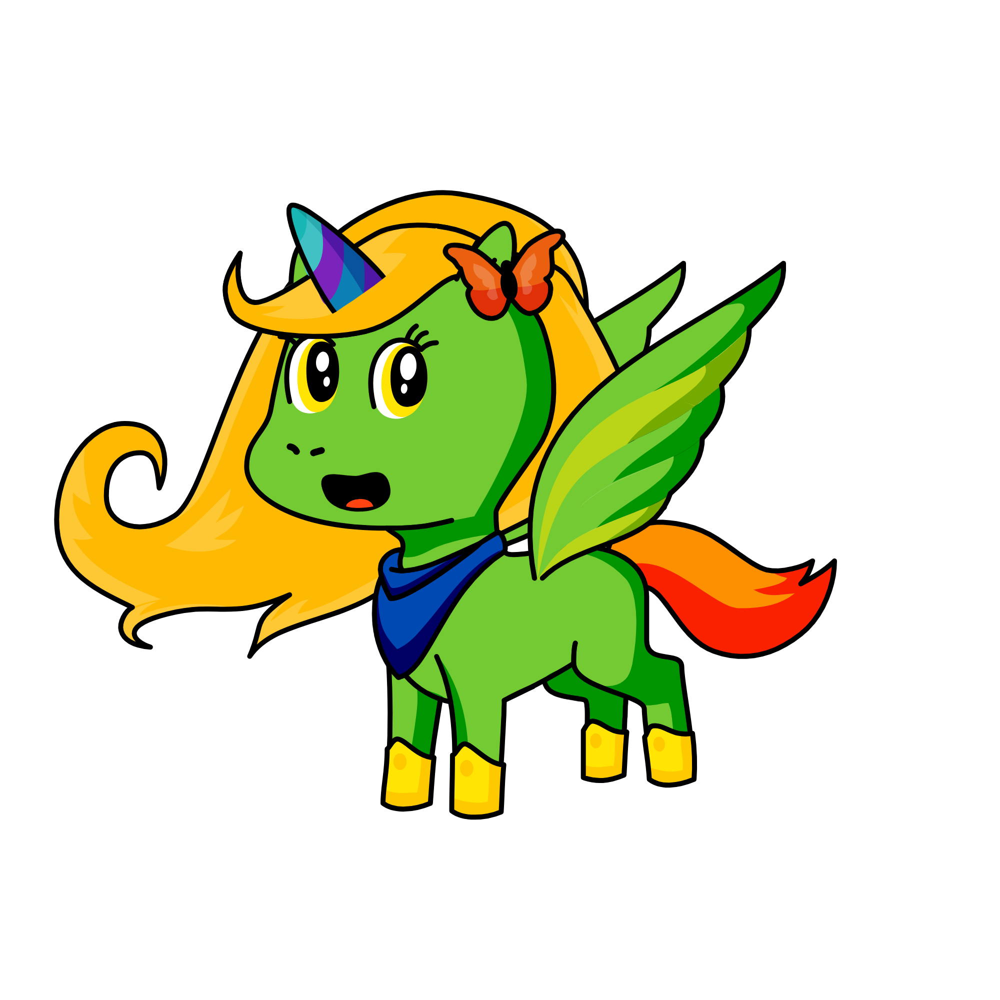 Greenlean, the unicorn