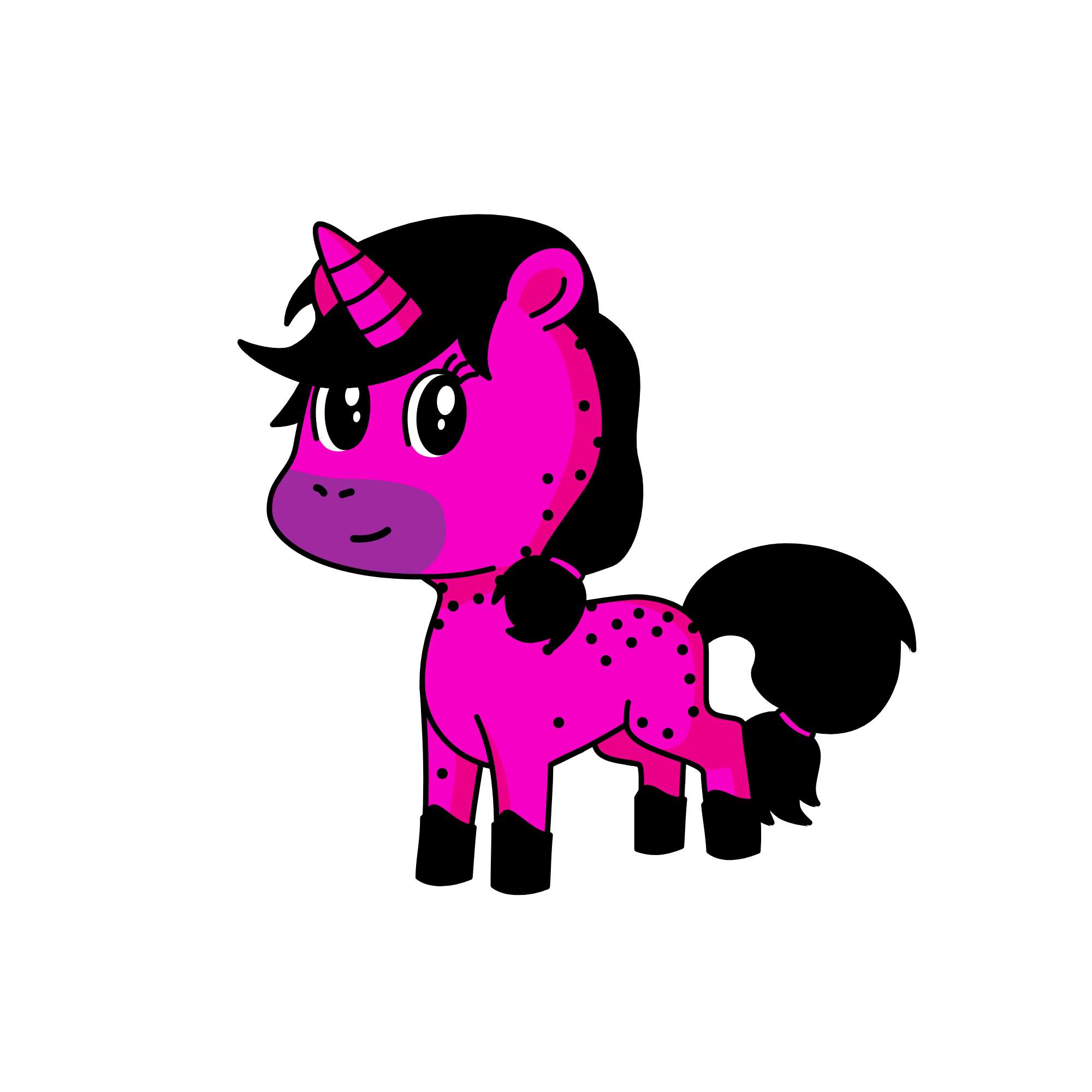 pinke , the unicorn