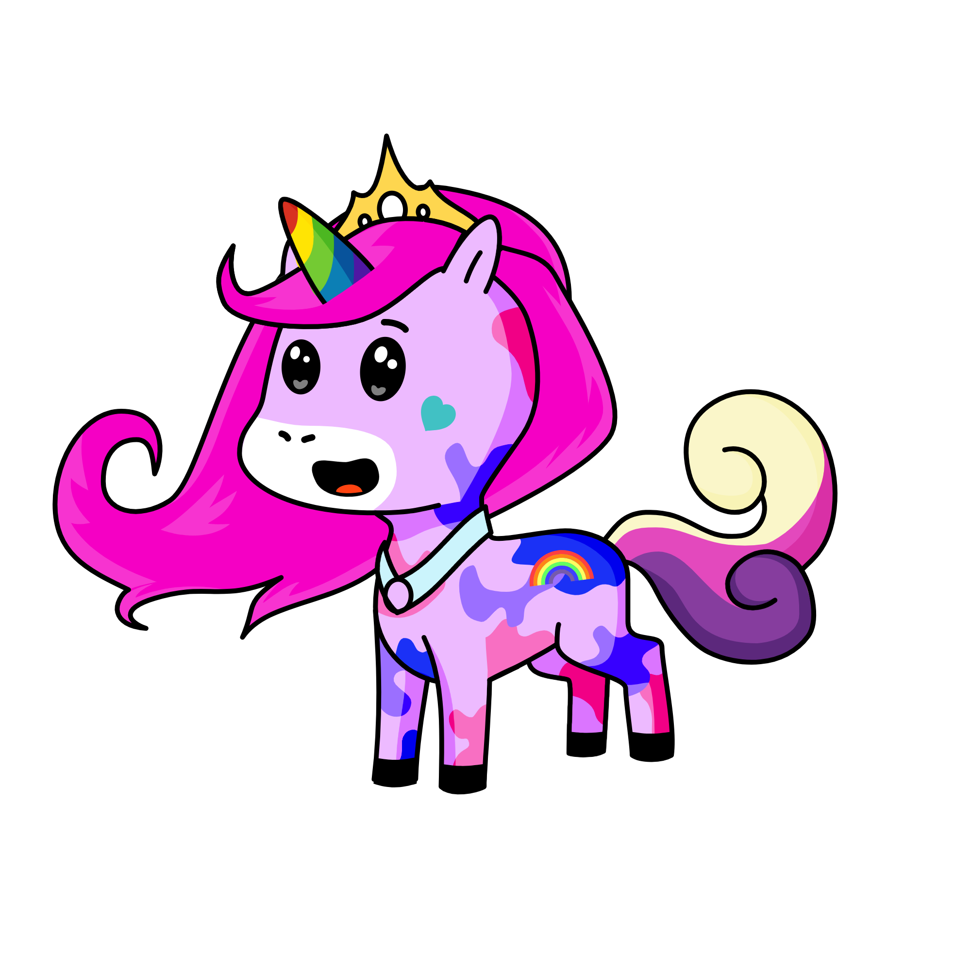 Cotton candy , the unicorn