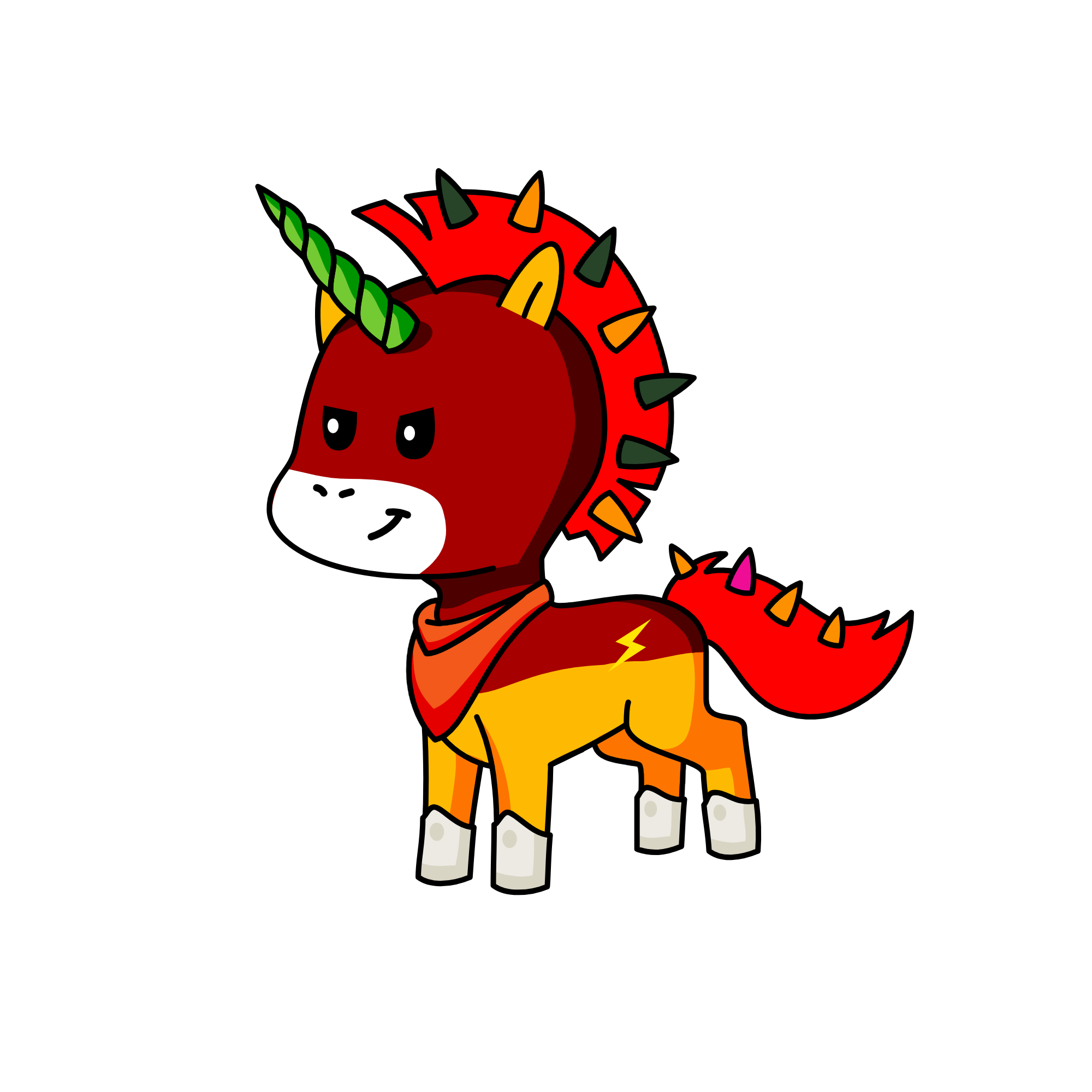 Sneaky Blood Burglar, the unicorn