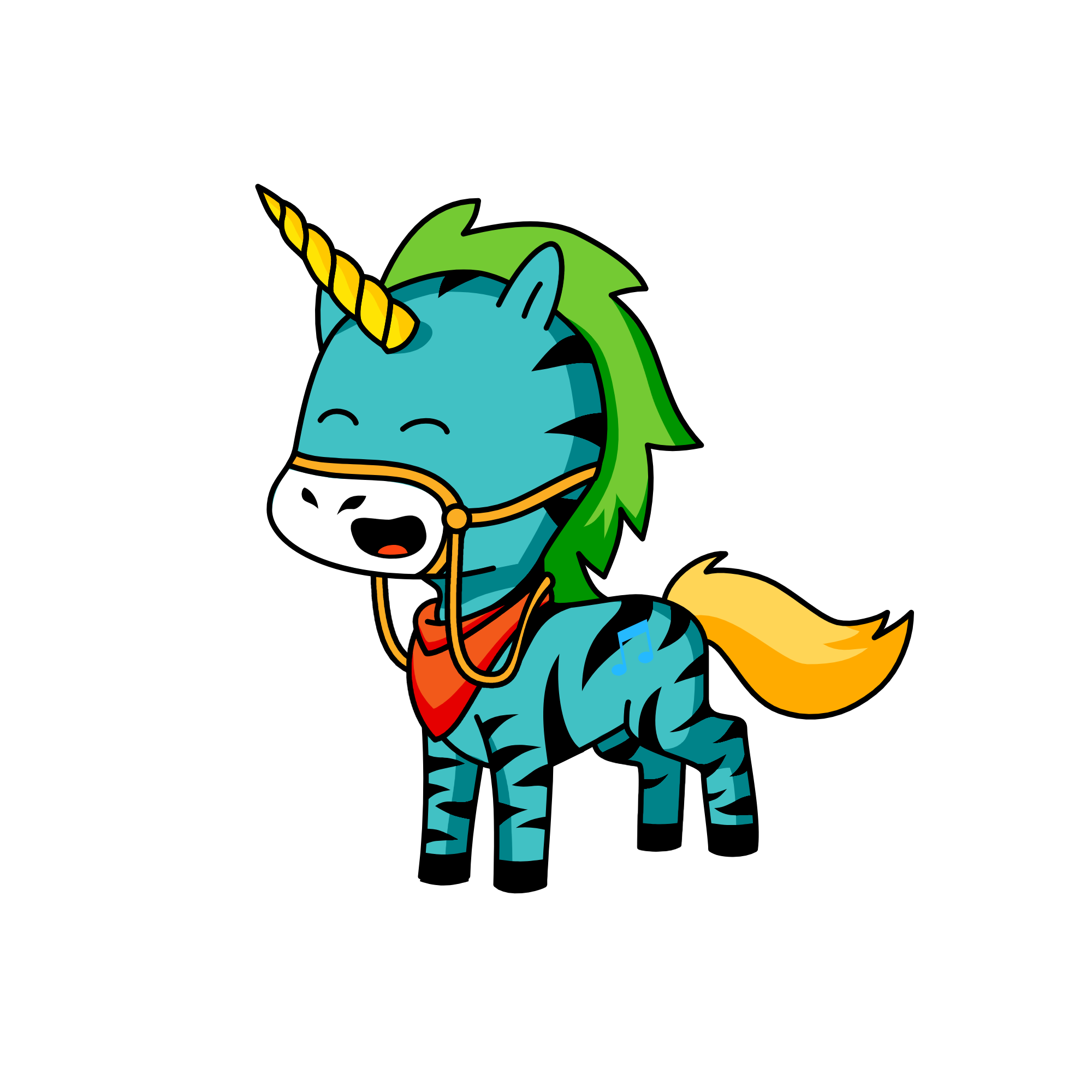 Snowycorn, the unicorn