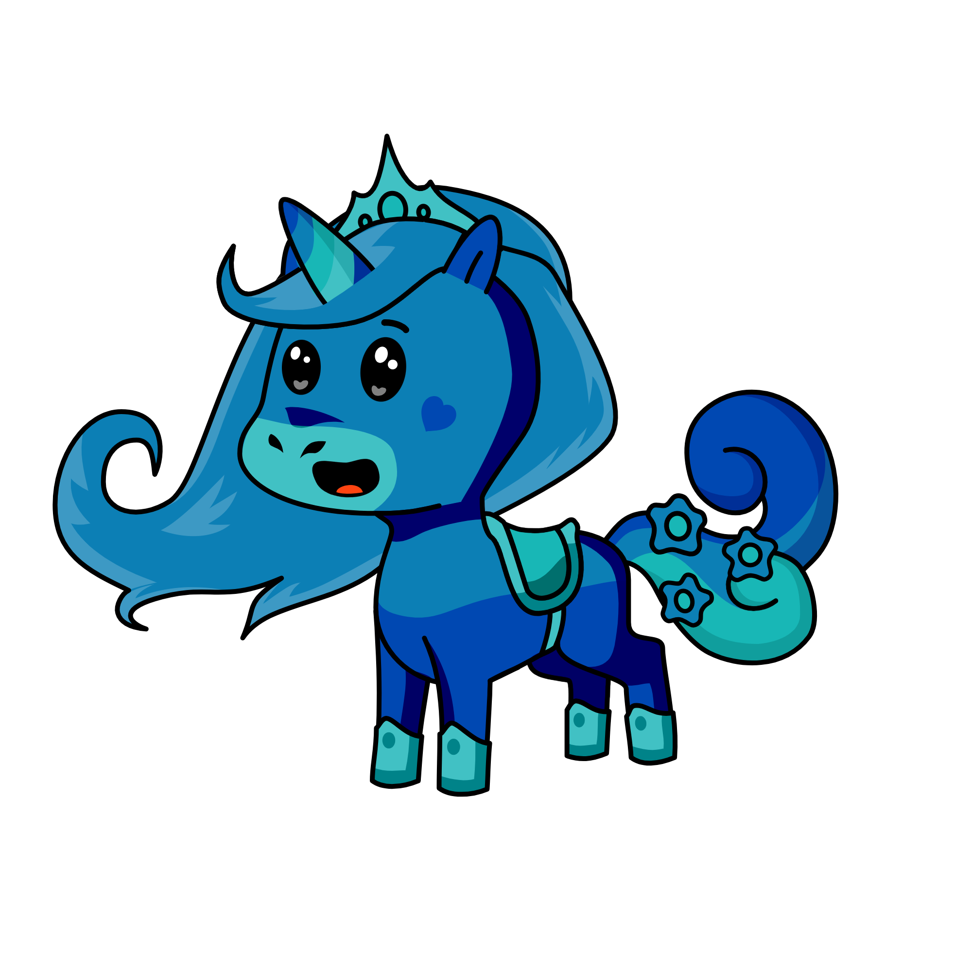bluse, the unicorn