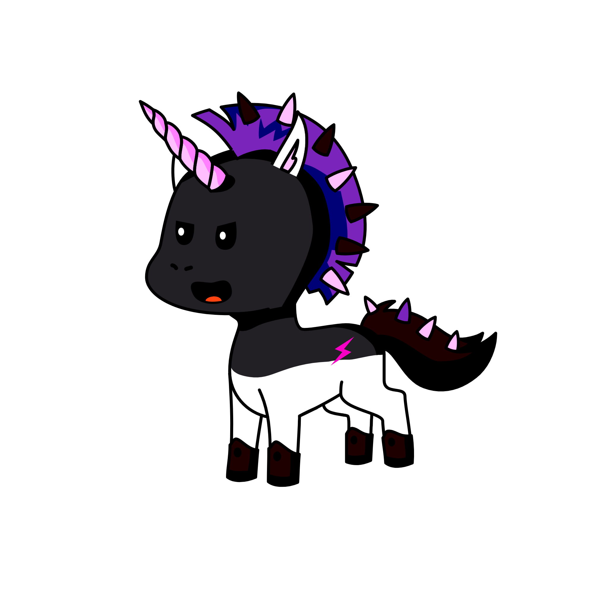kuromi, the unicorn