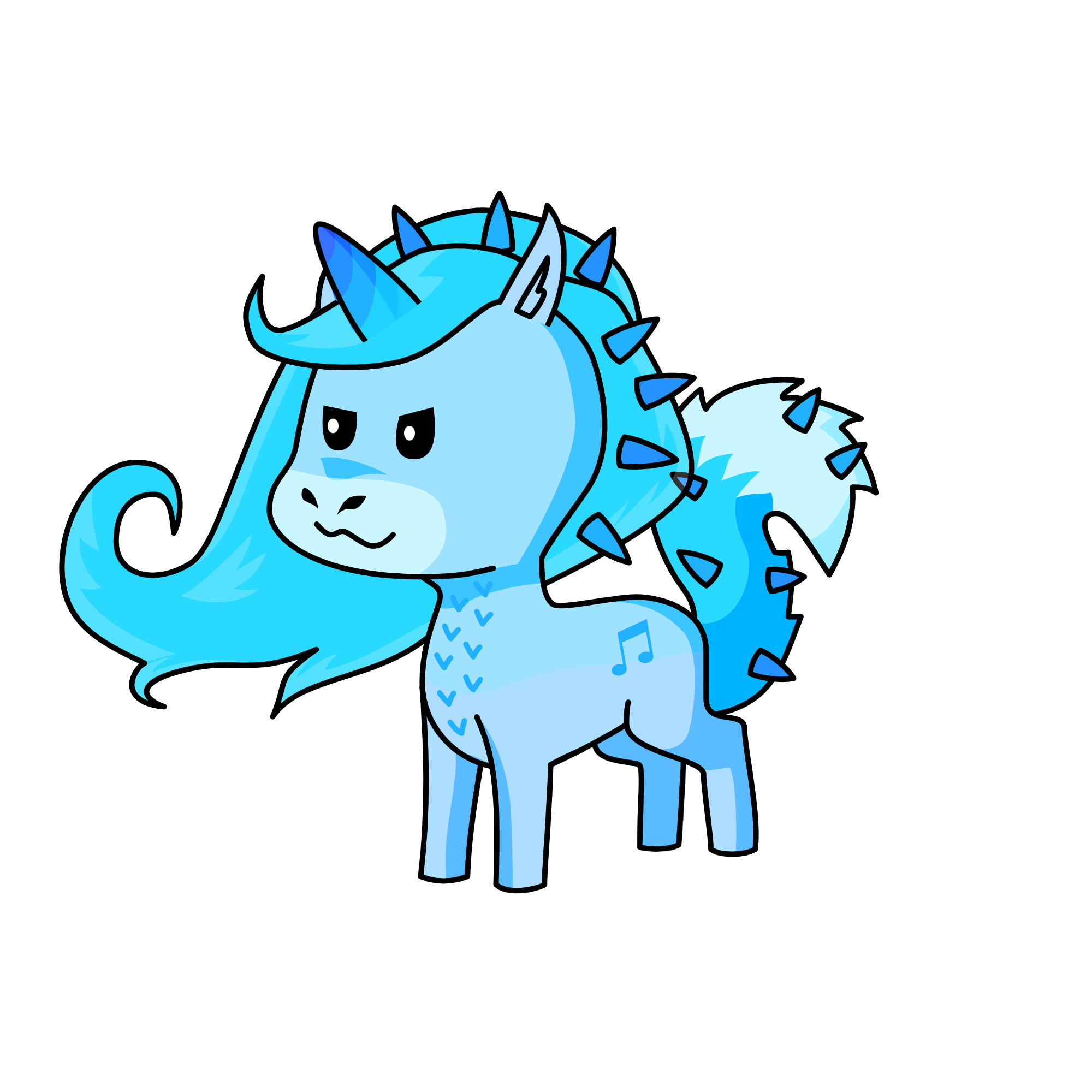 sky balls, the unicorn