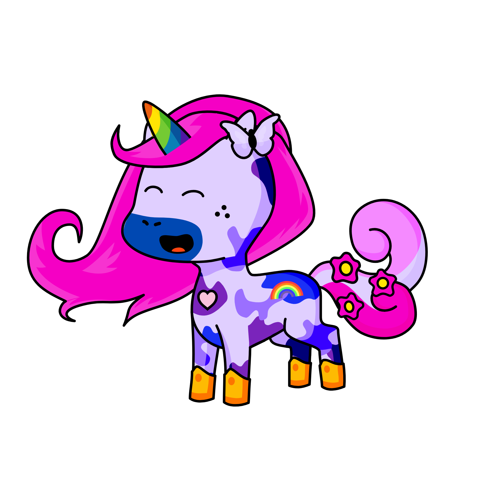 lavender, the unicorn