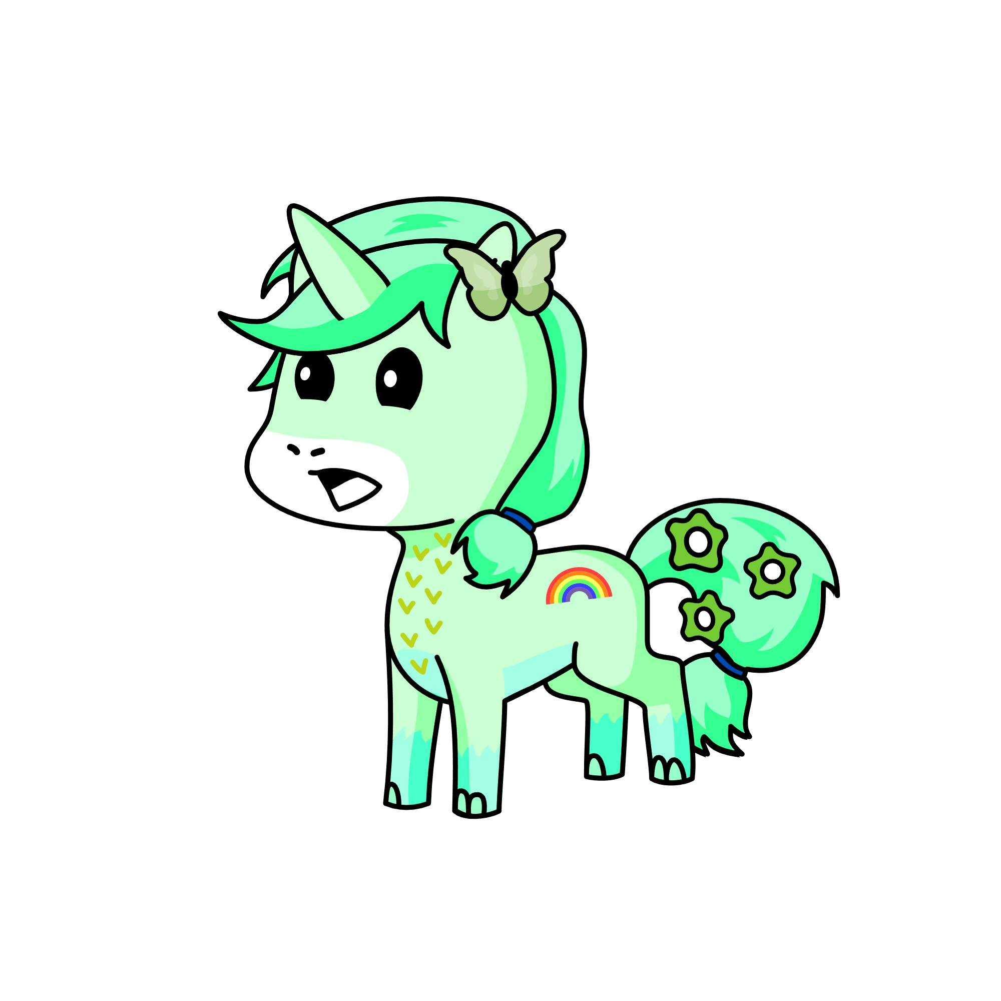 fluttershy, the unicorn