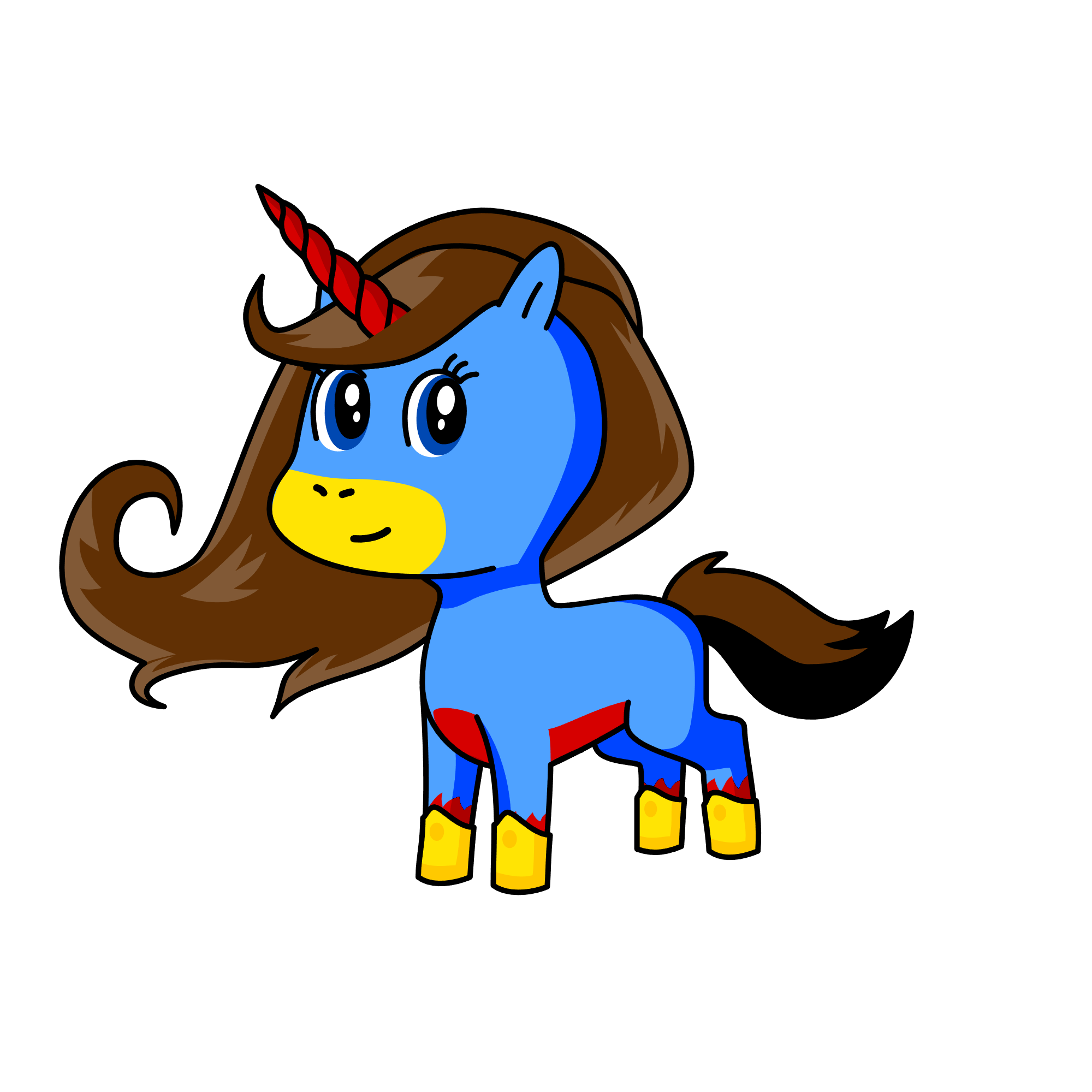 pomni, the unicorn