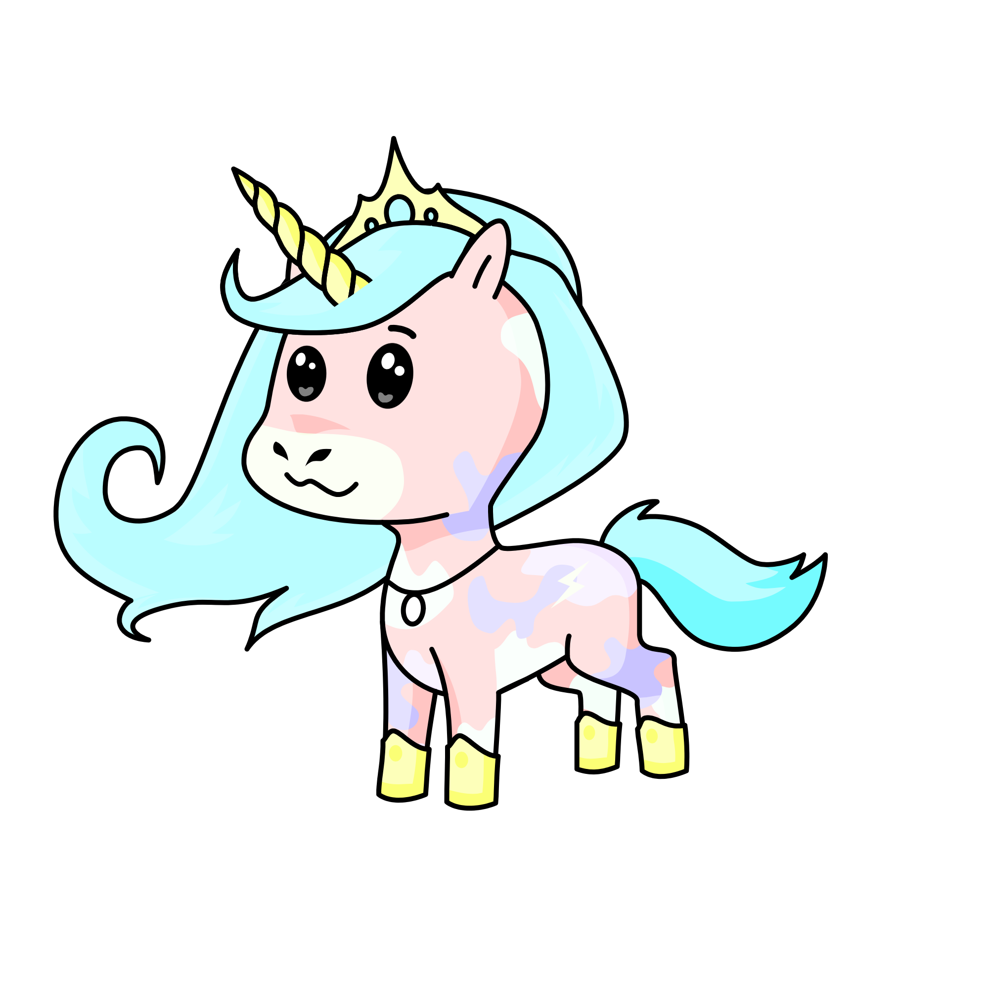 The snow guardian, the unicorn