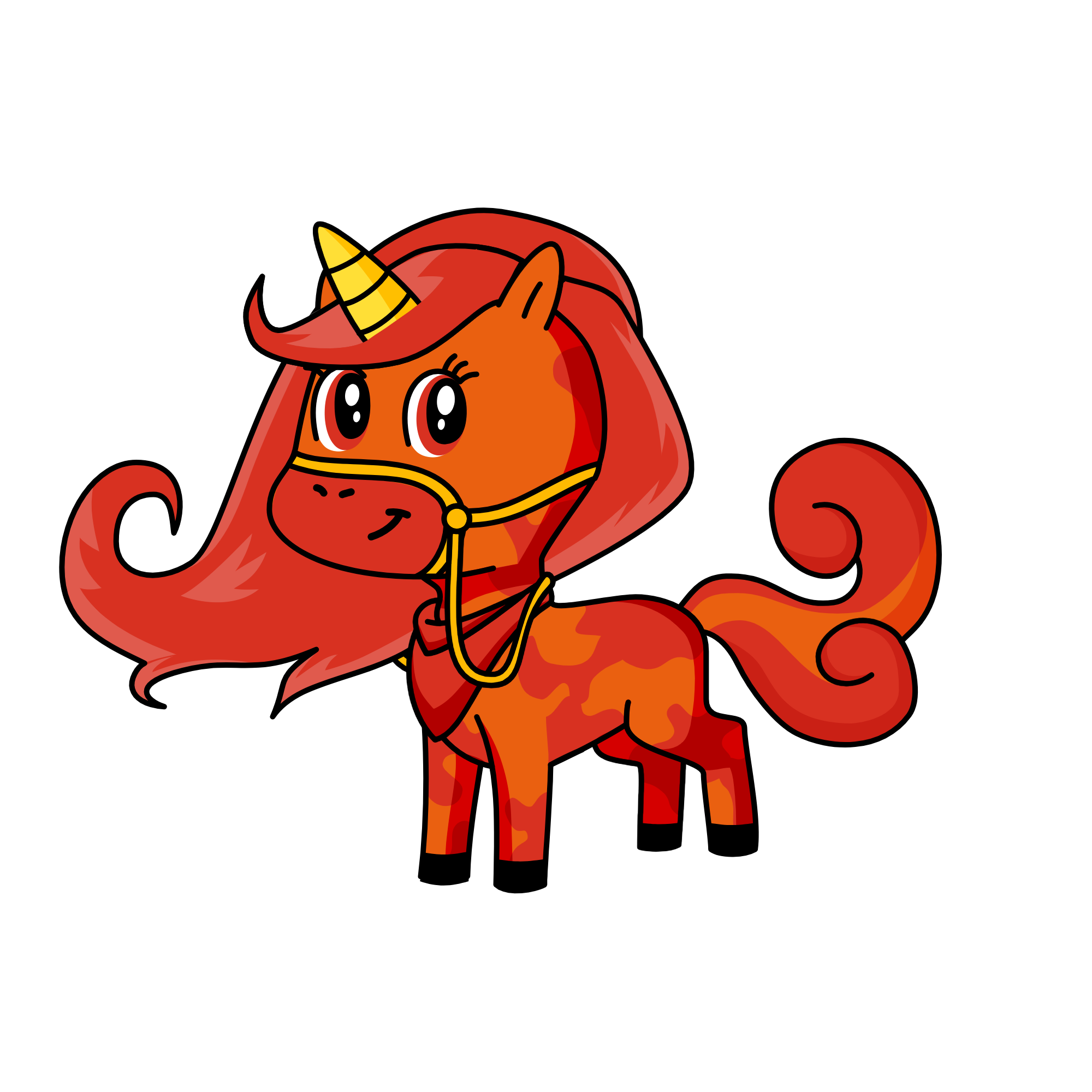 Fire, the unicorn