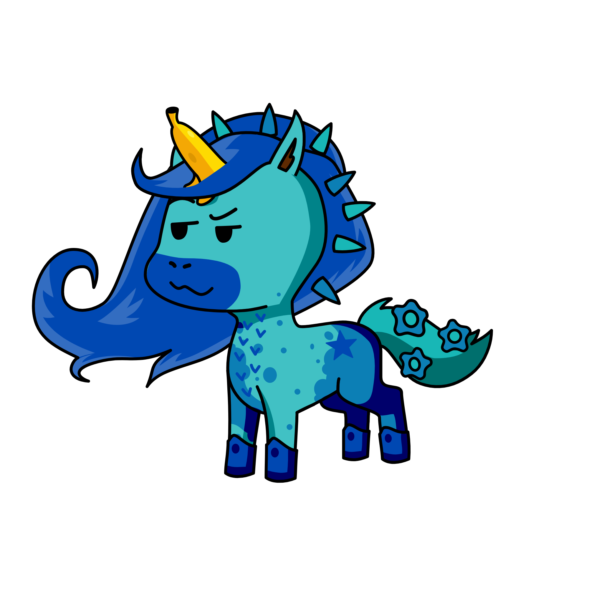 NOT a shadow milk cookie reference, the unicorn