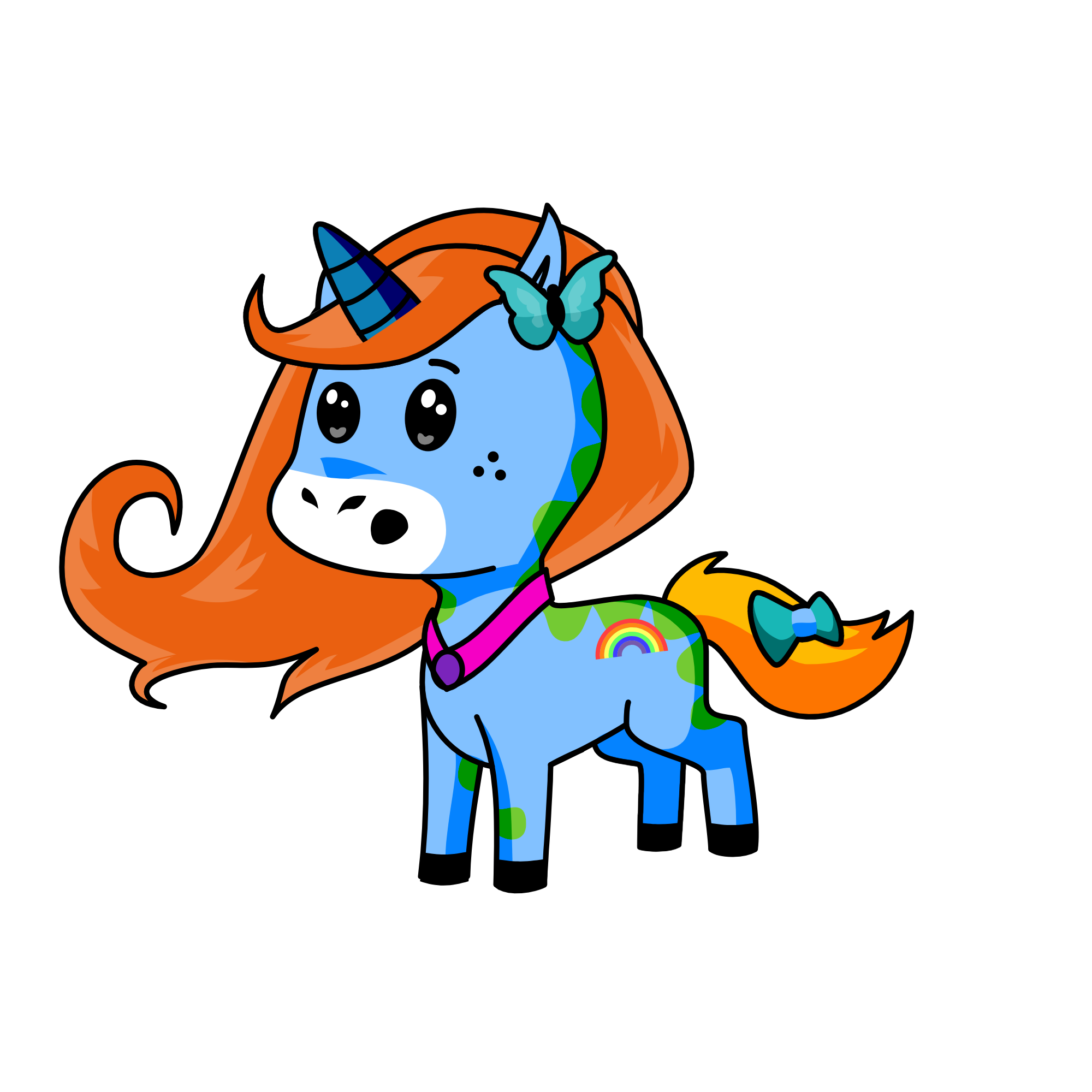 I DONT HAVE A NAME, the unicorn