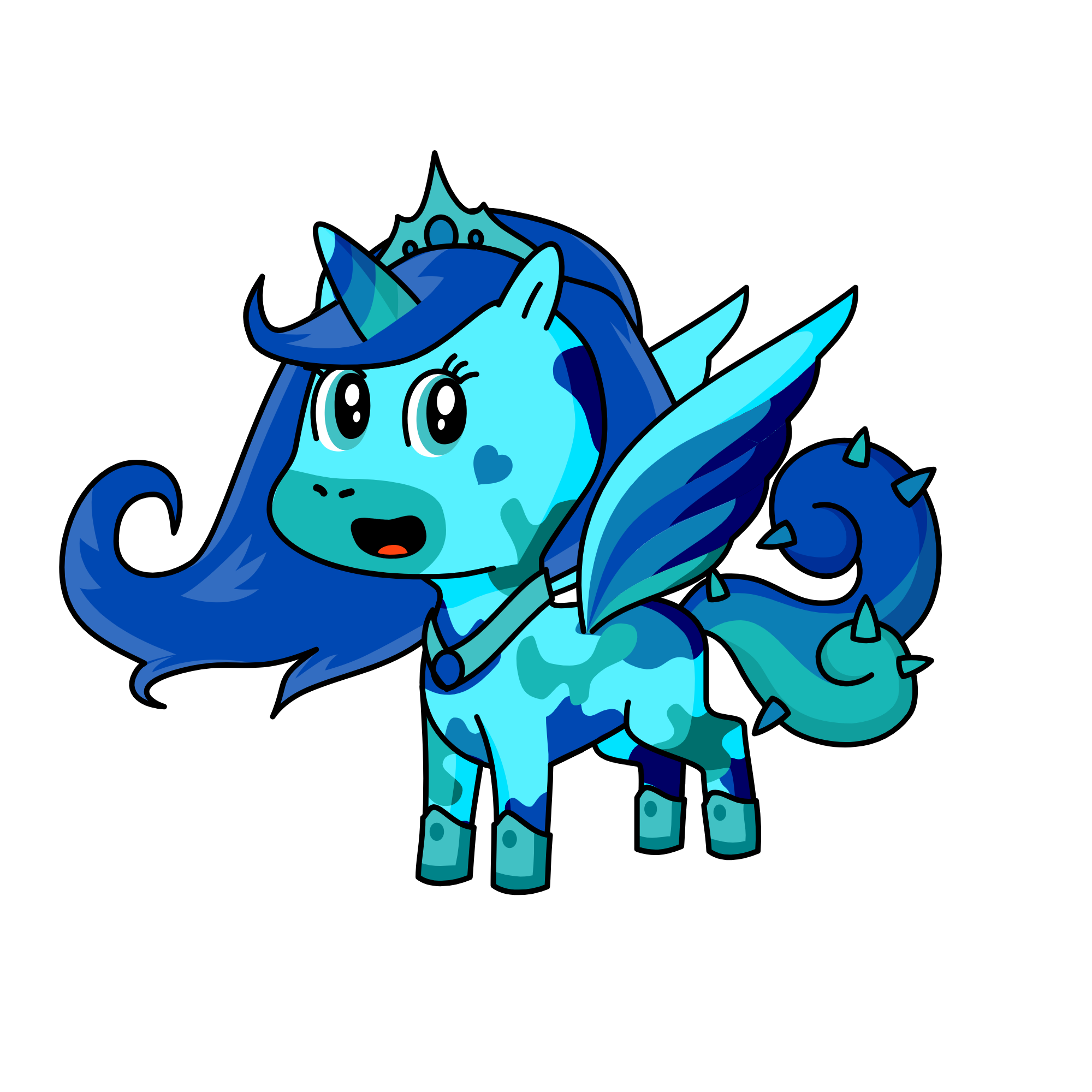 thiên thần tuyết, the unicorn