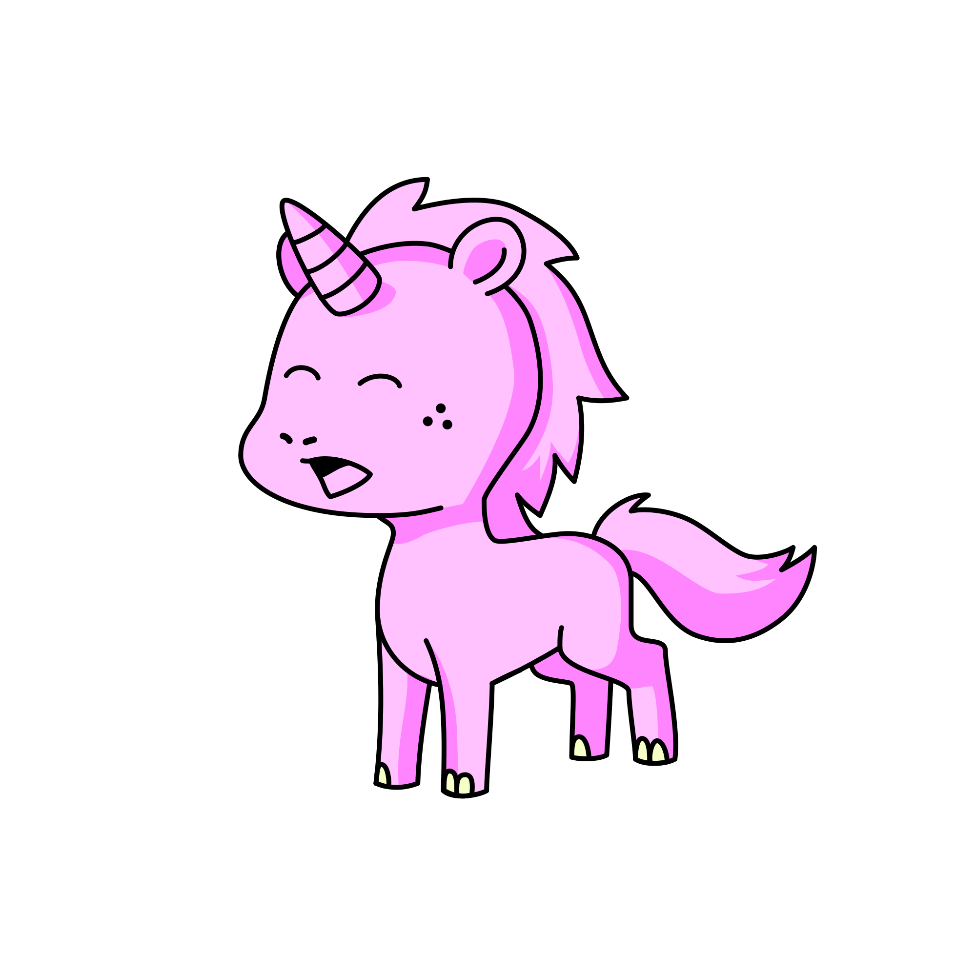 Piggy, the unicorn
