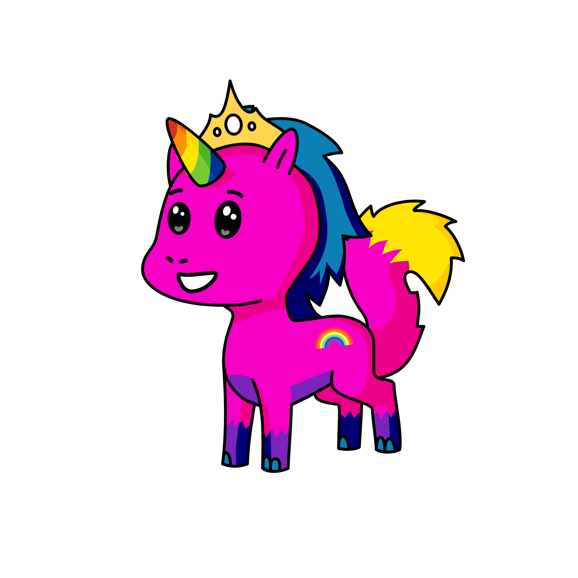 Rainbowstar, the unicorn