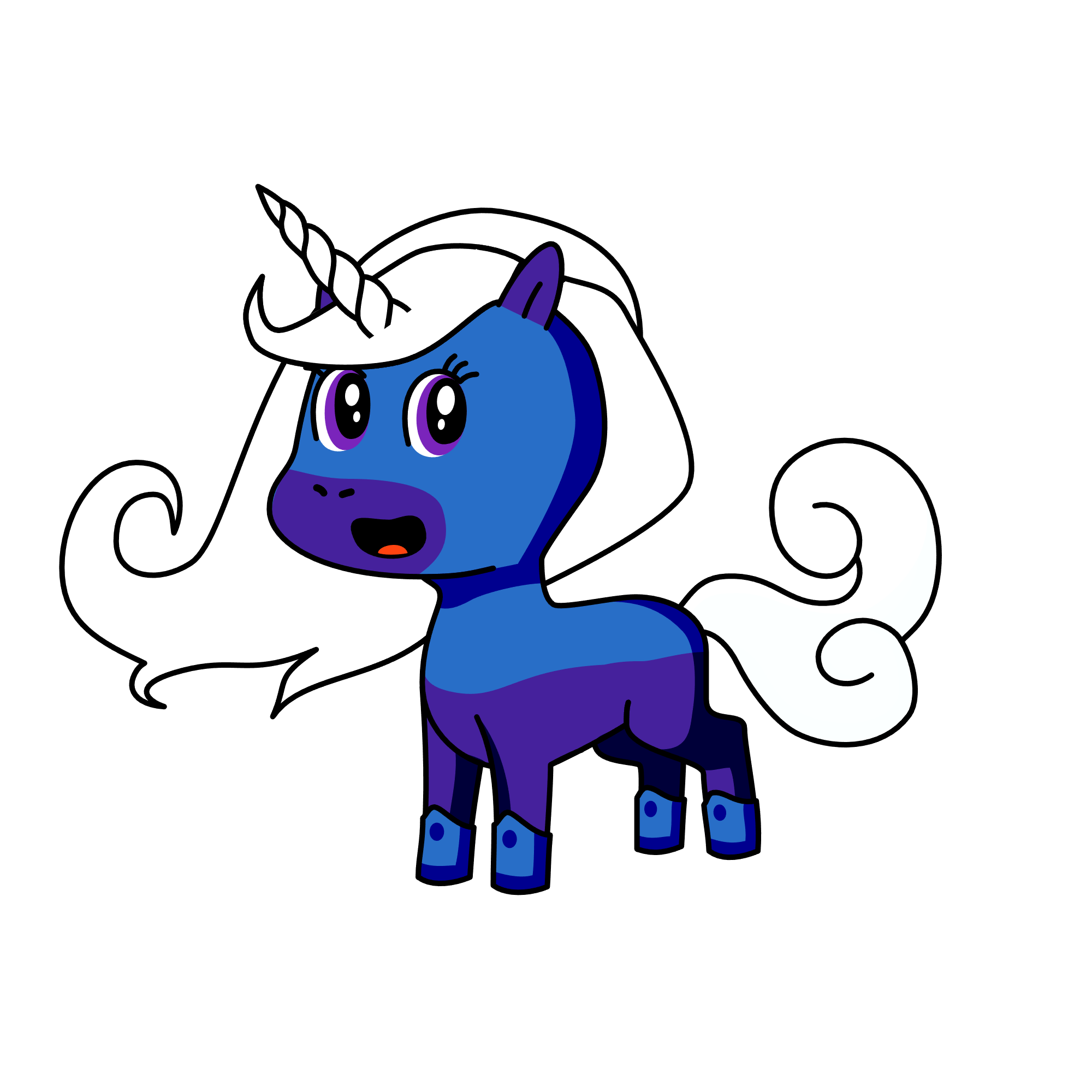 Nightmare Moon, the unicorn