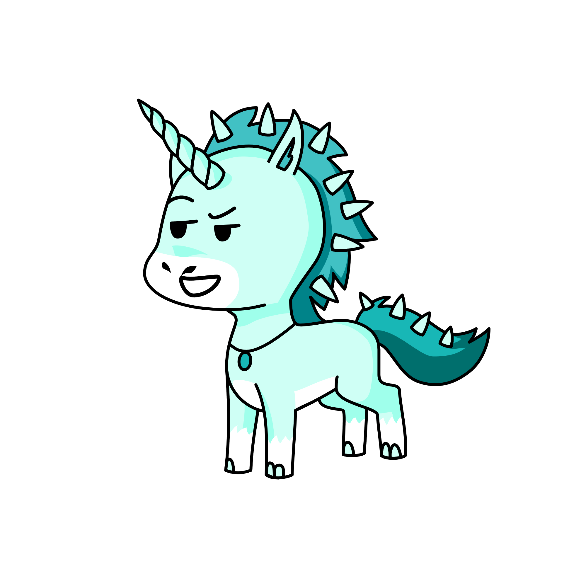 Icicle, the unicorn