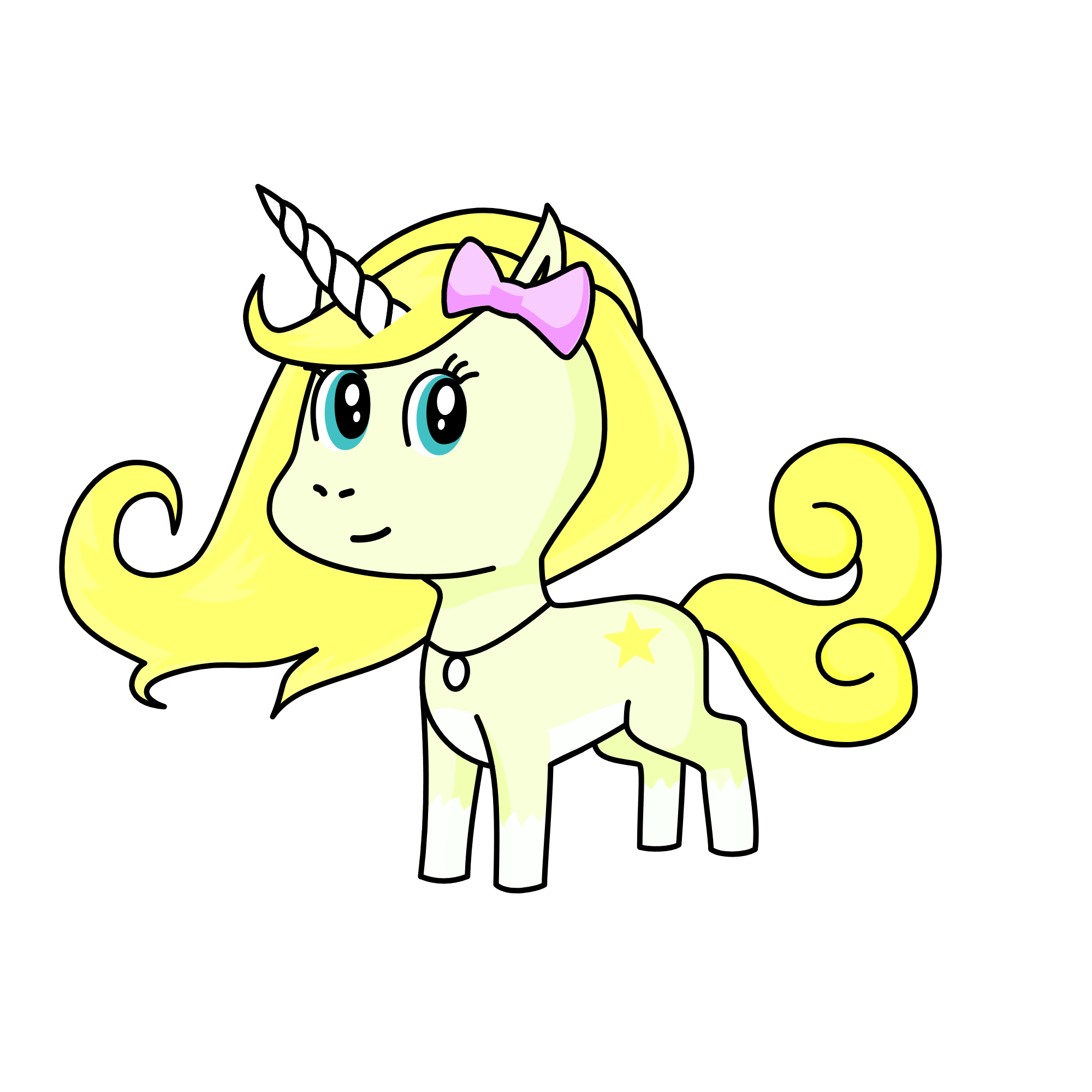 Popular Girl be like this, the unicorn