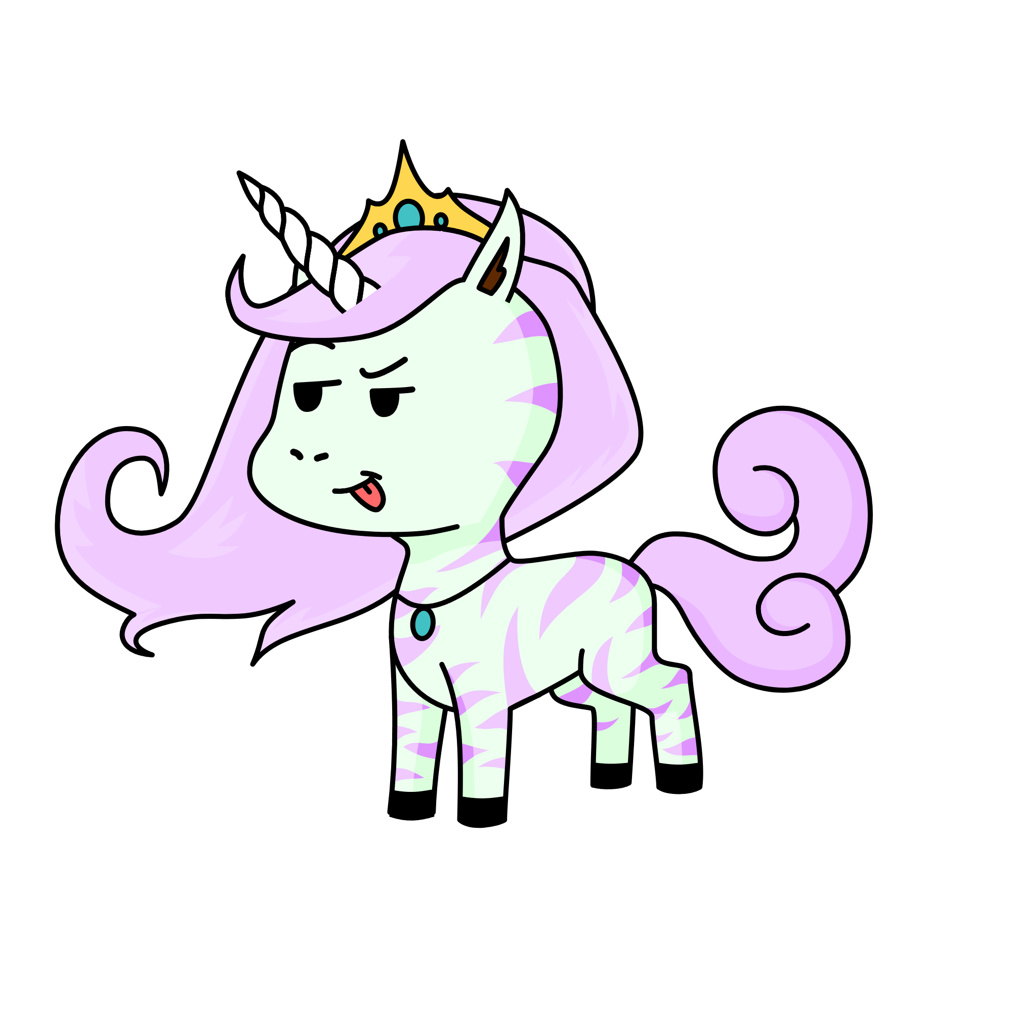 Spoil Girl be like this, the unicorn