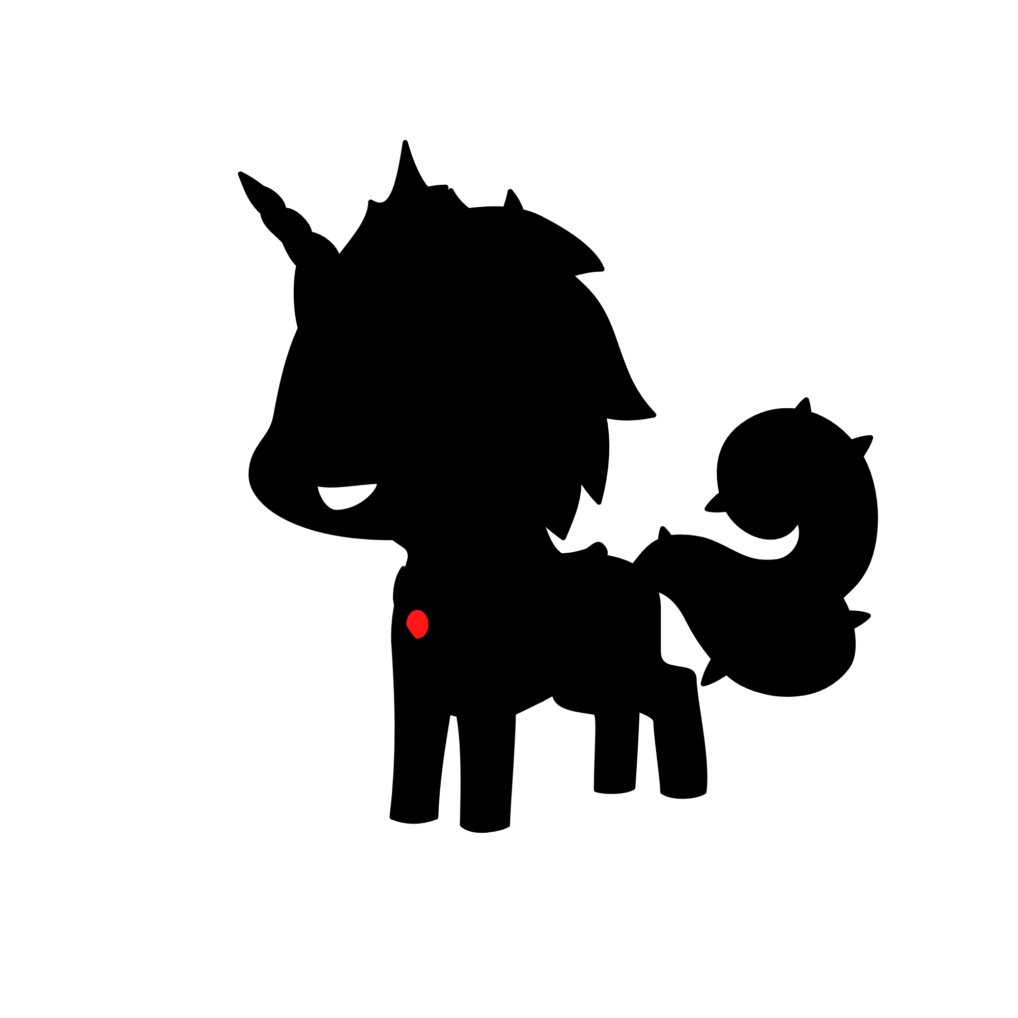 I SEEEEEEEEEE YOUUUUUUUU, last seen by the woods (leaving trail of red stuff), please report, the unicorn