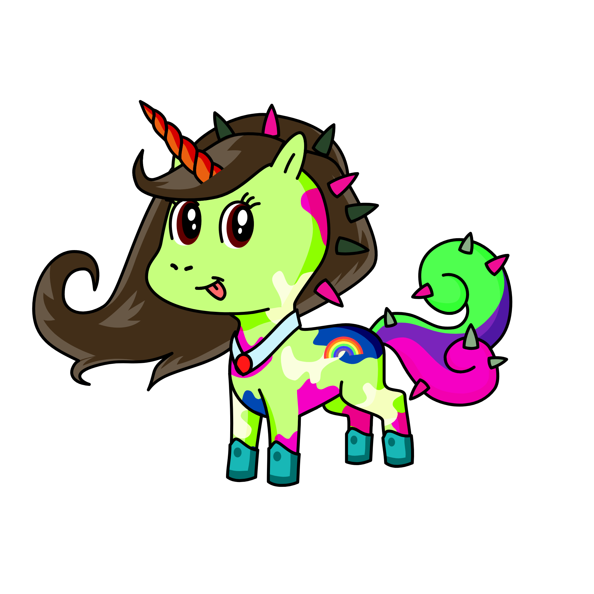rainbow sunshine, the unicorn