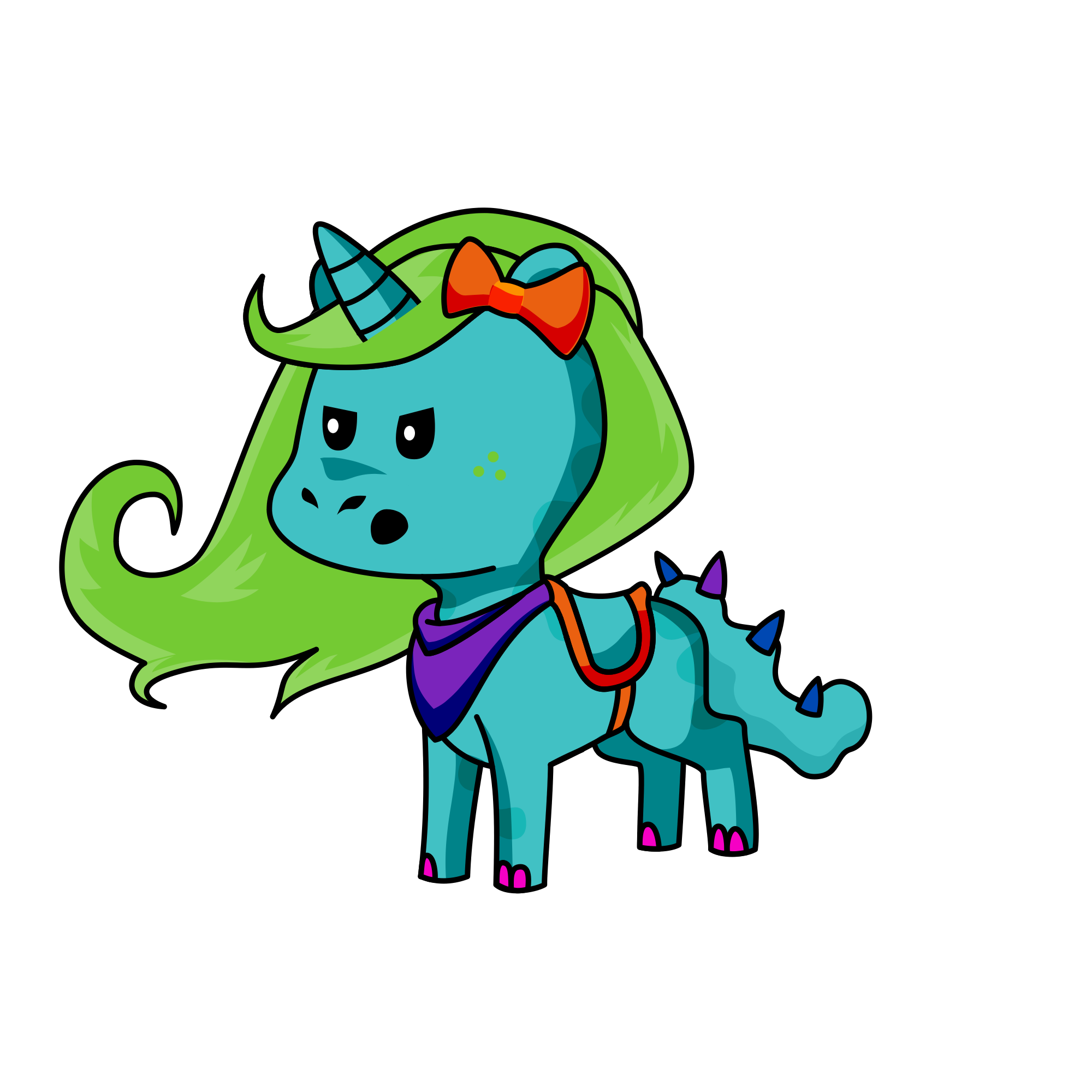 Alleb , the unicorn