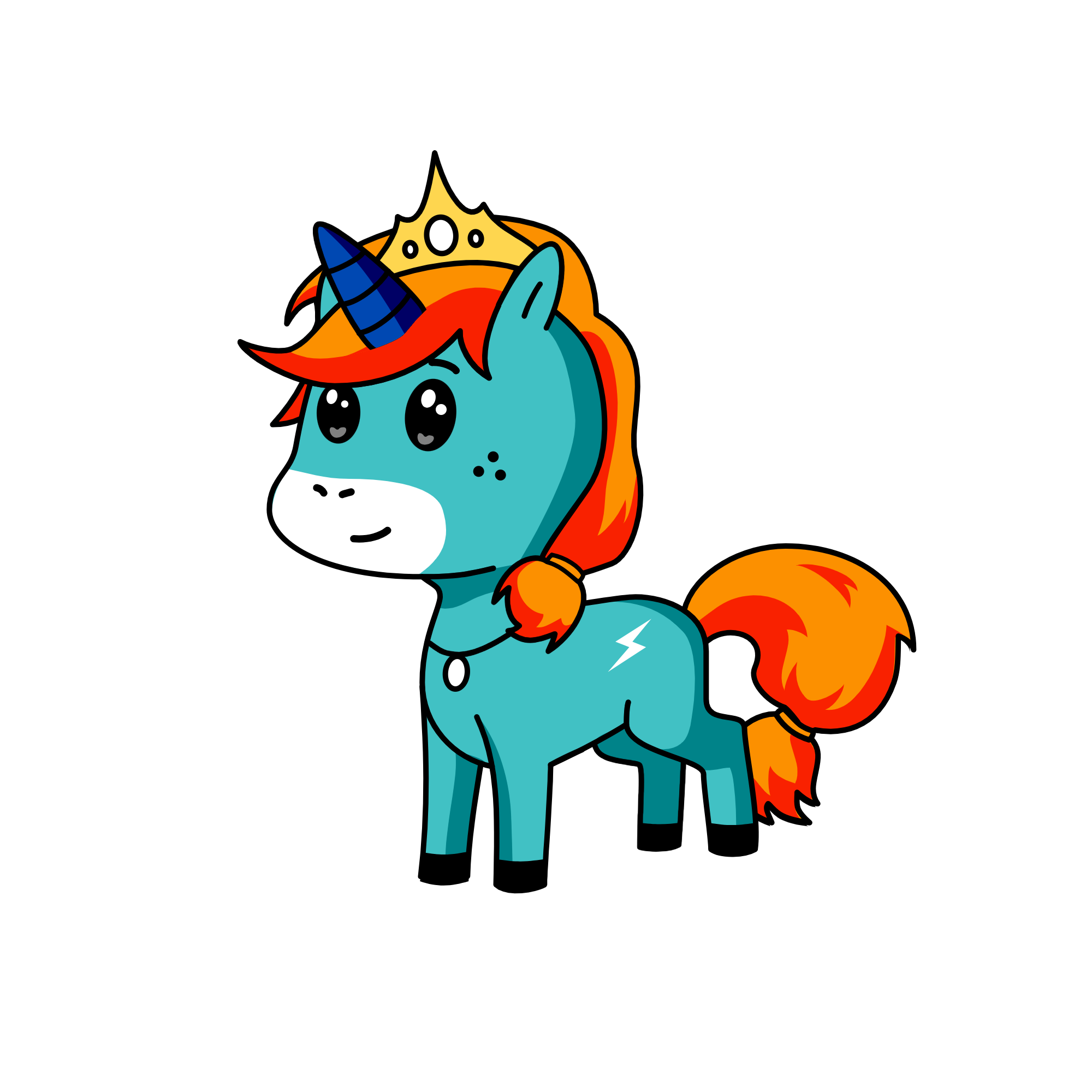 katie the princess, the unicorn