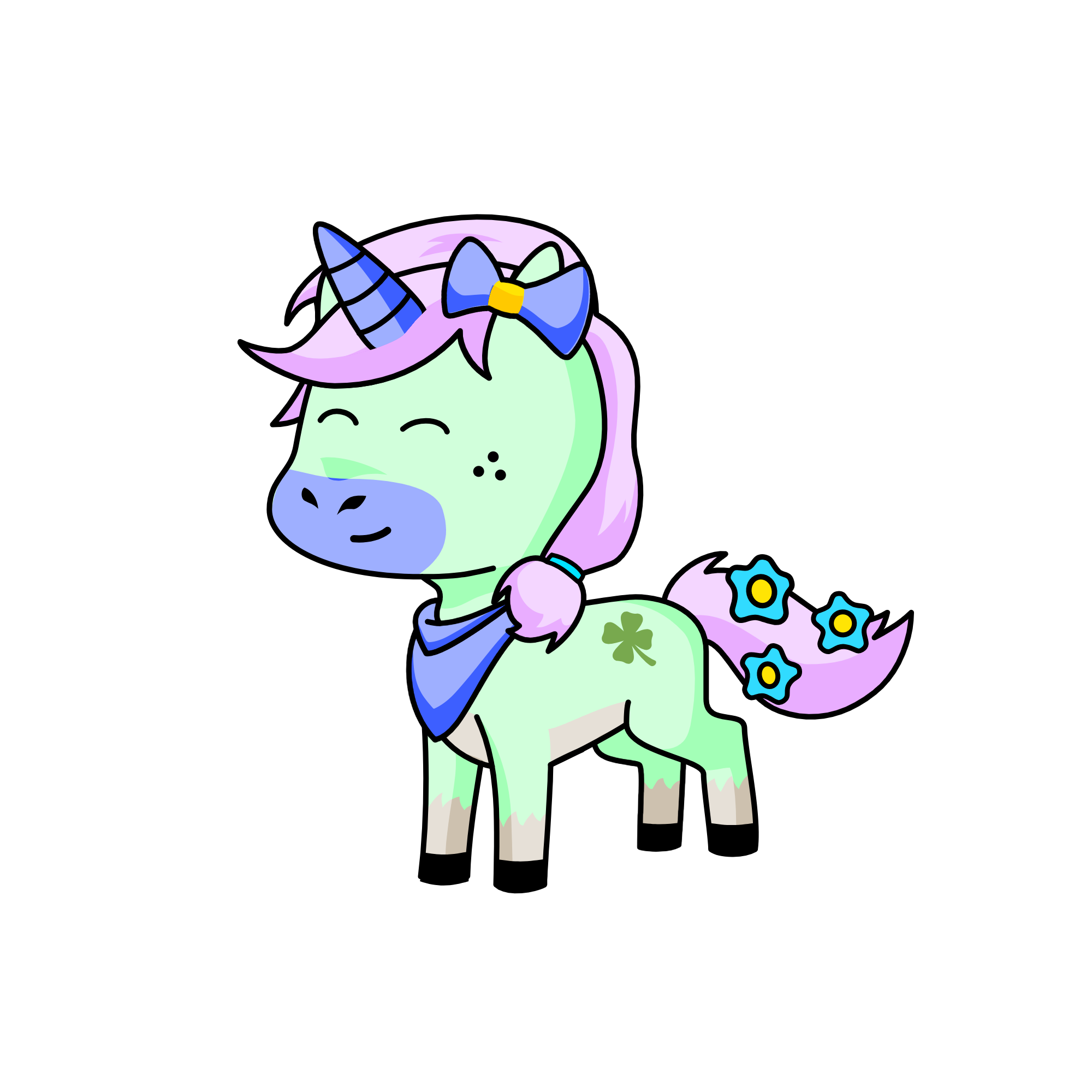 clover, the unicorn