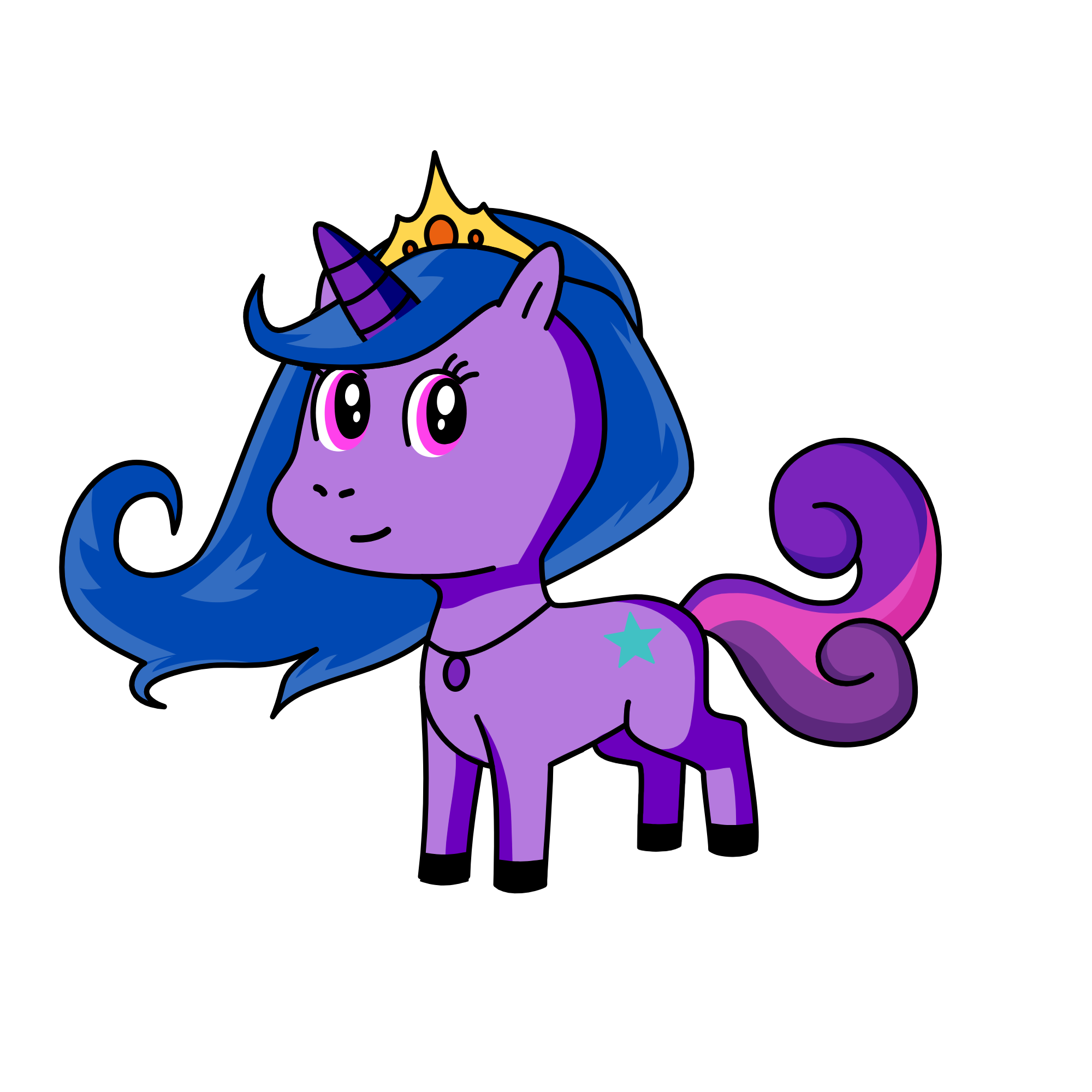 Queen Twilight Sparkle, the unicorn