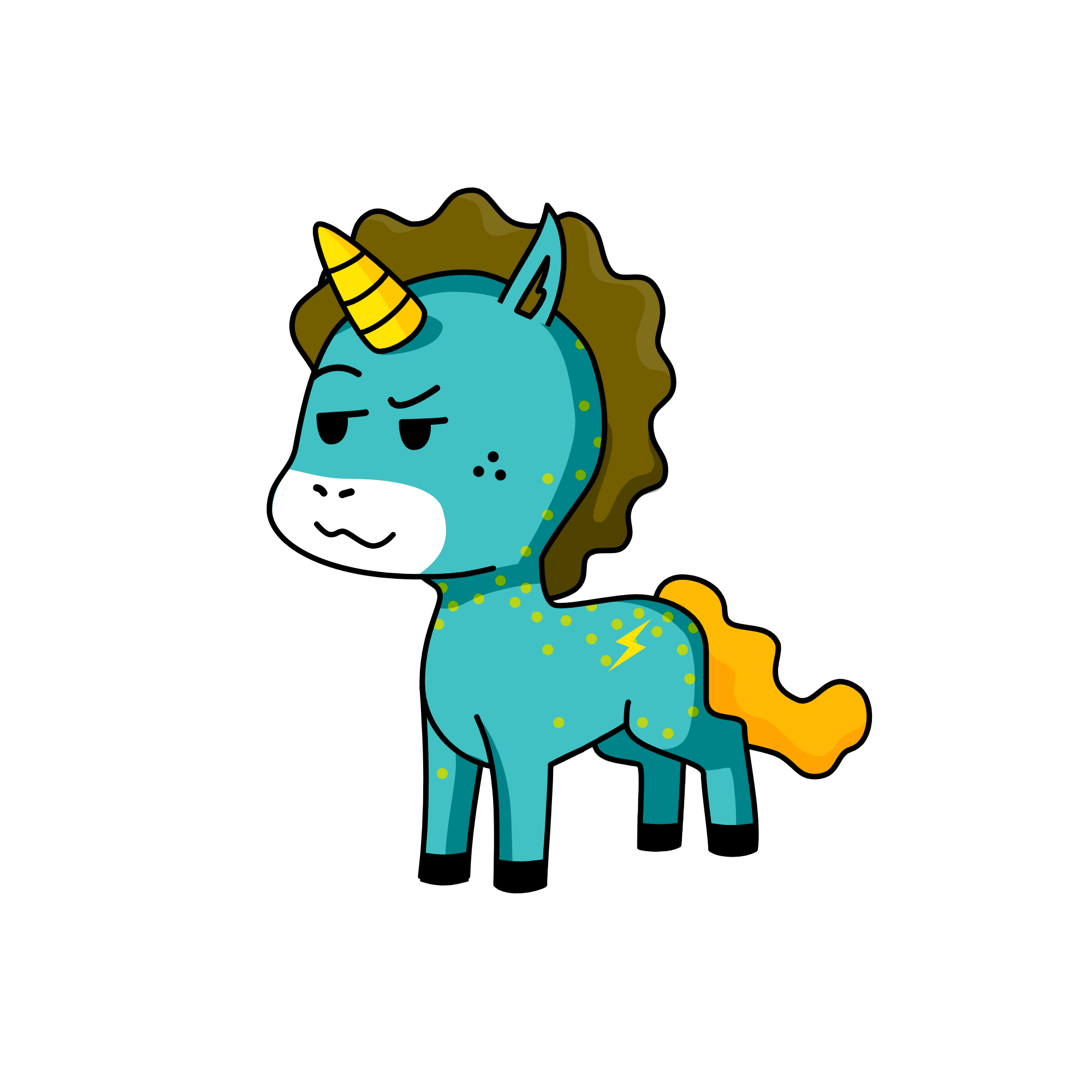 UNICORN UNICORN AND BEBE UNICORN, the unicorn