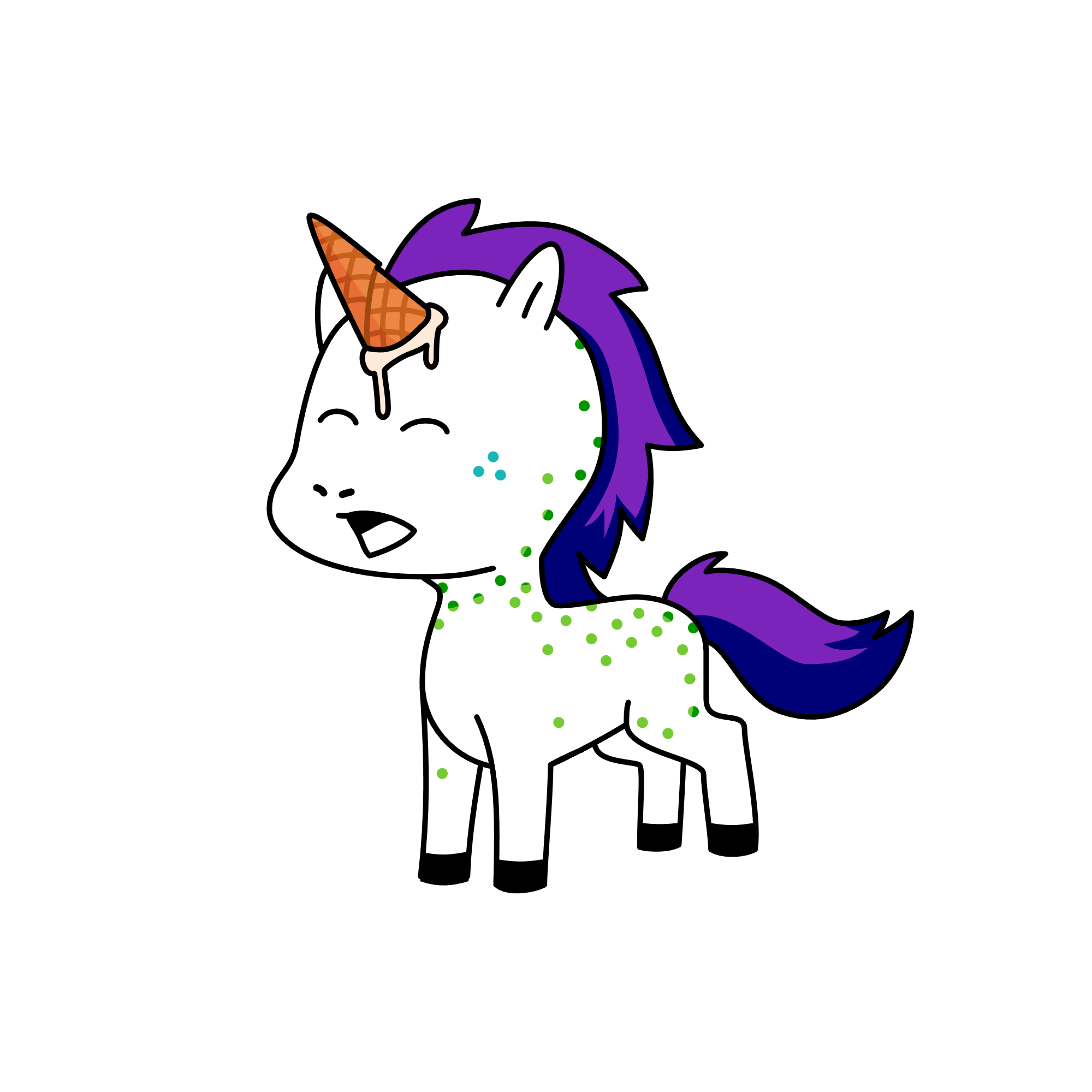 NO WANT TO ENF ENF, the unicorn