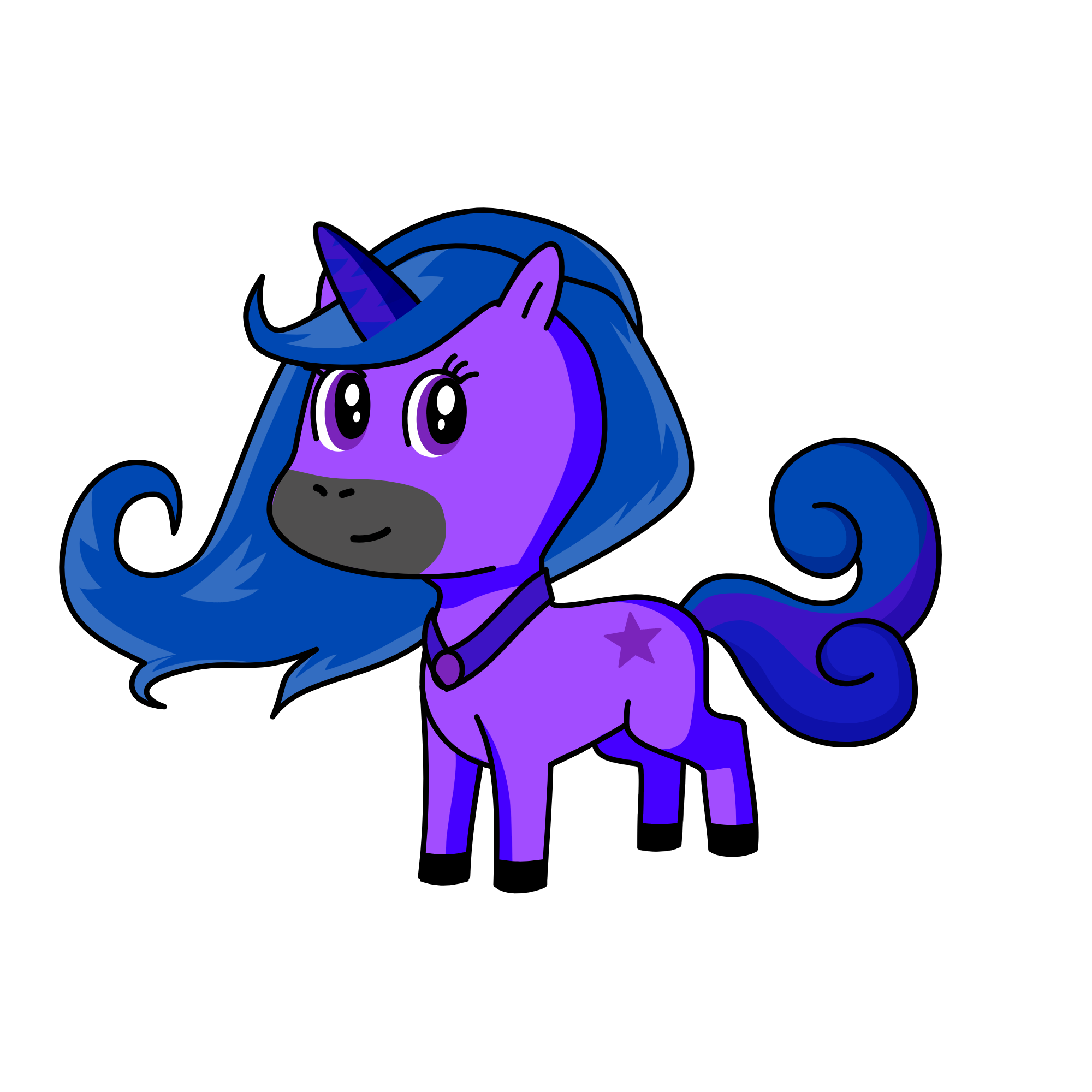 Luna, the unicorn