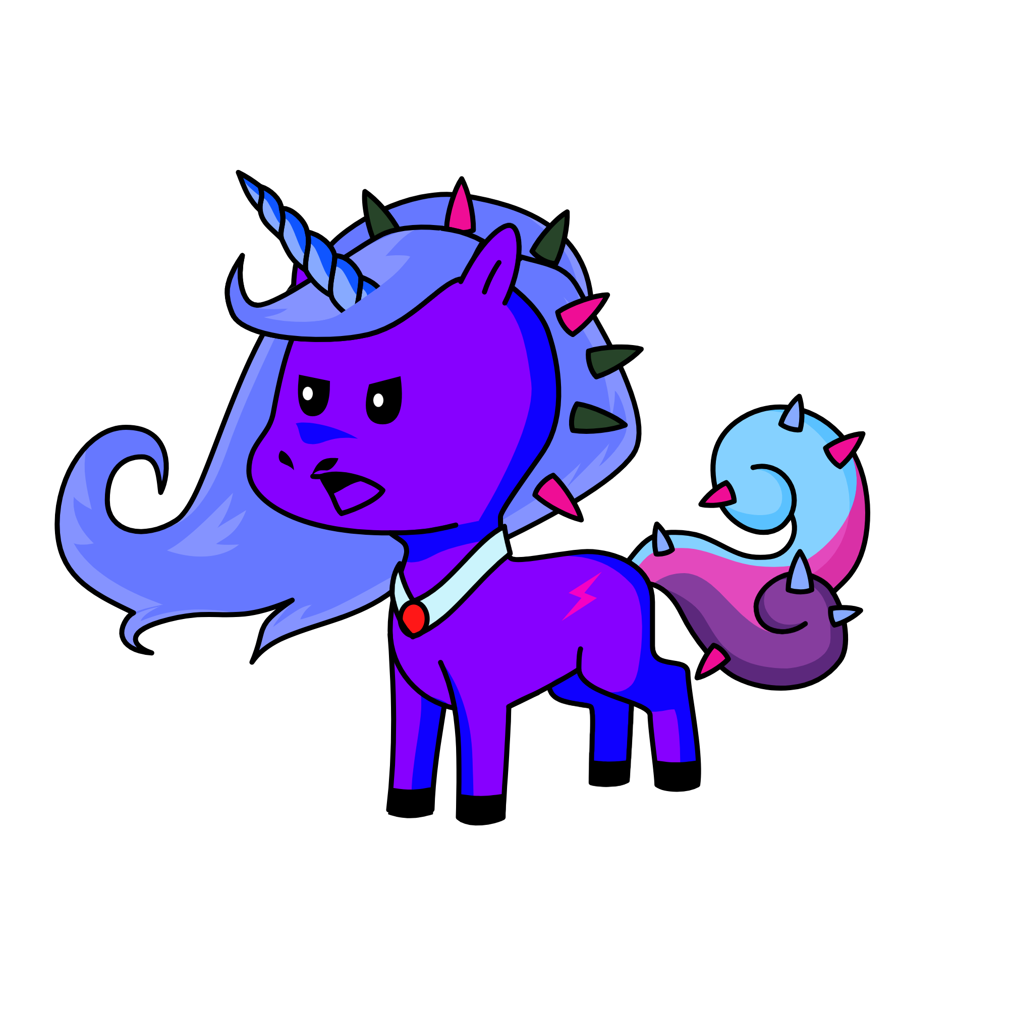 Midnight, the unicorn