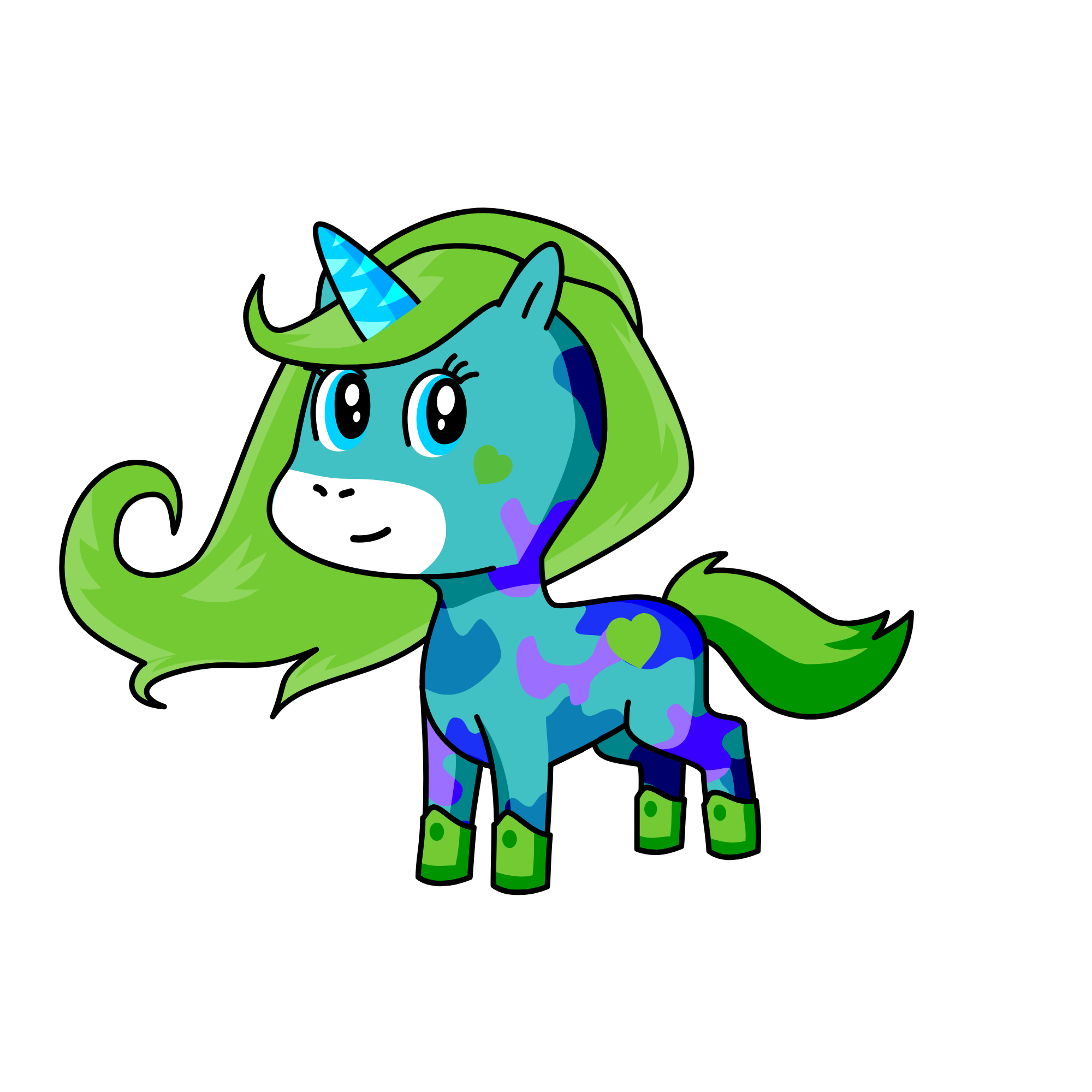 seaweed, the unicorn