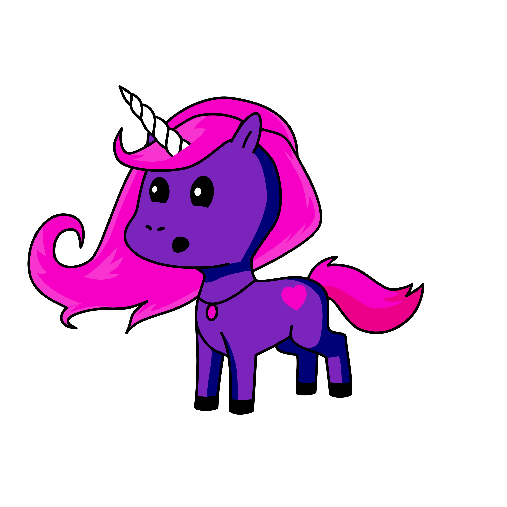 Midnight, the unicorn