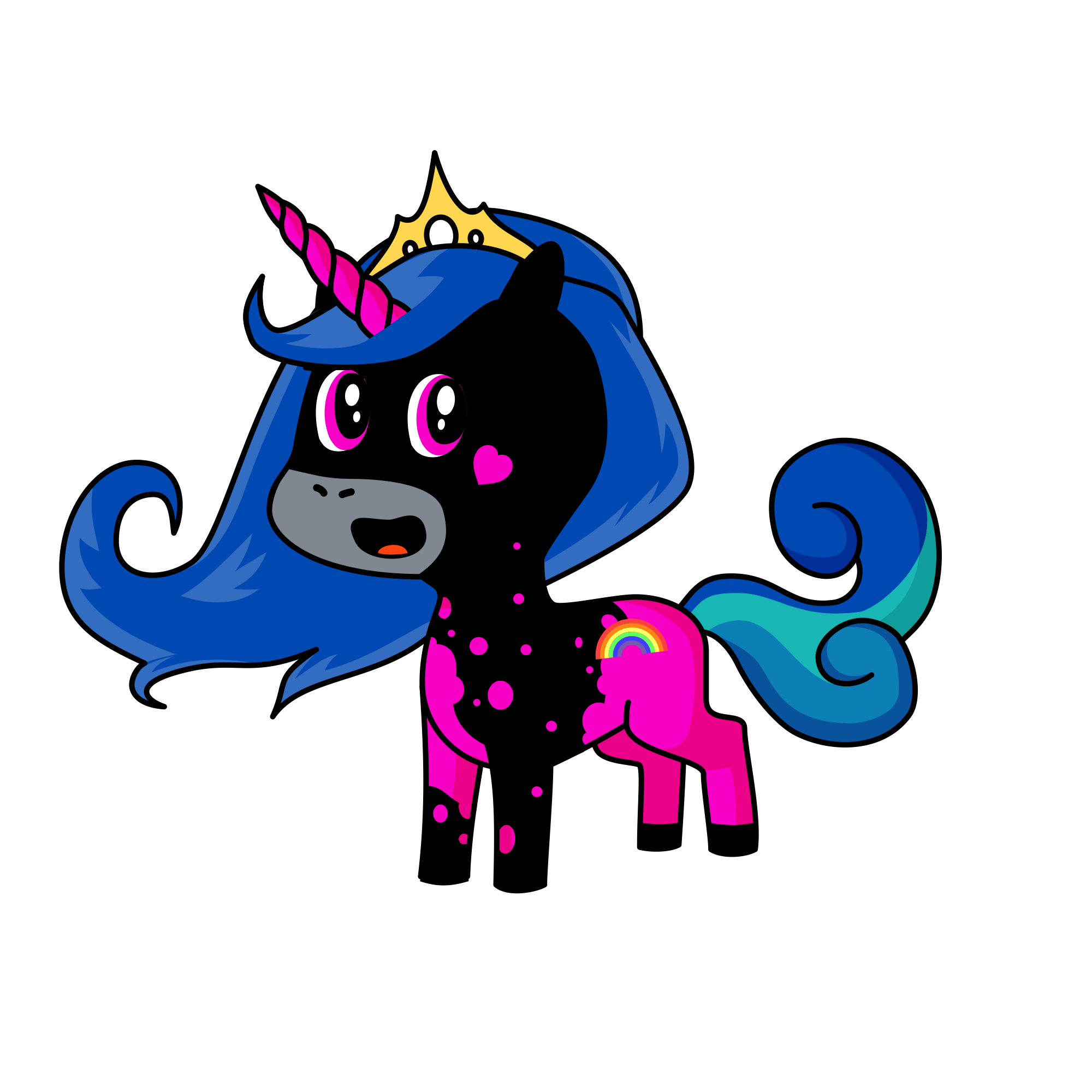 GALAXY UNICORN, the unicorn