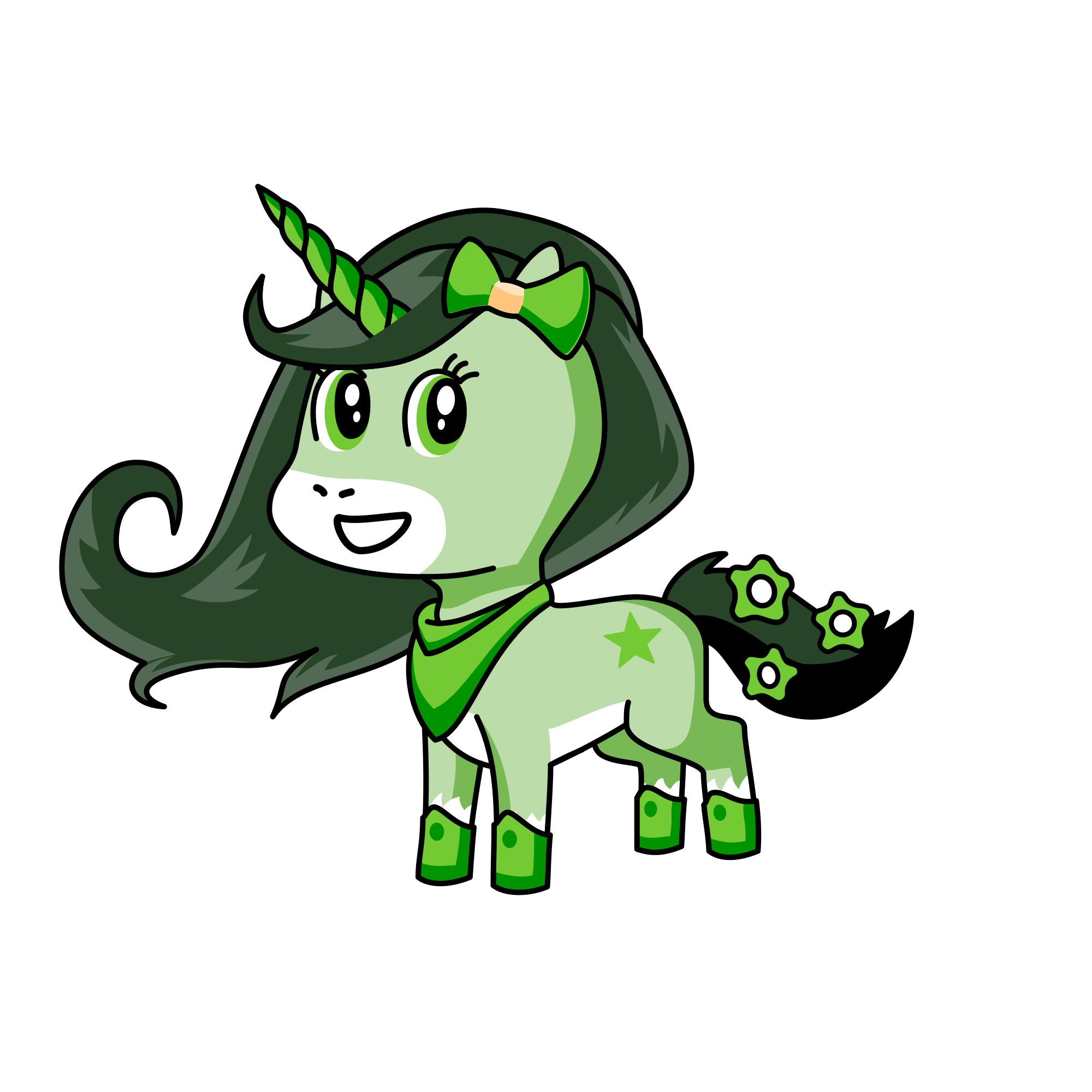 Starbizzles, the unicorn
