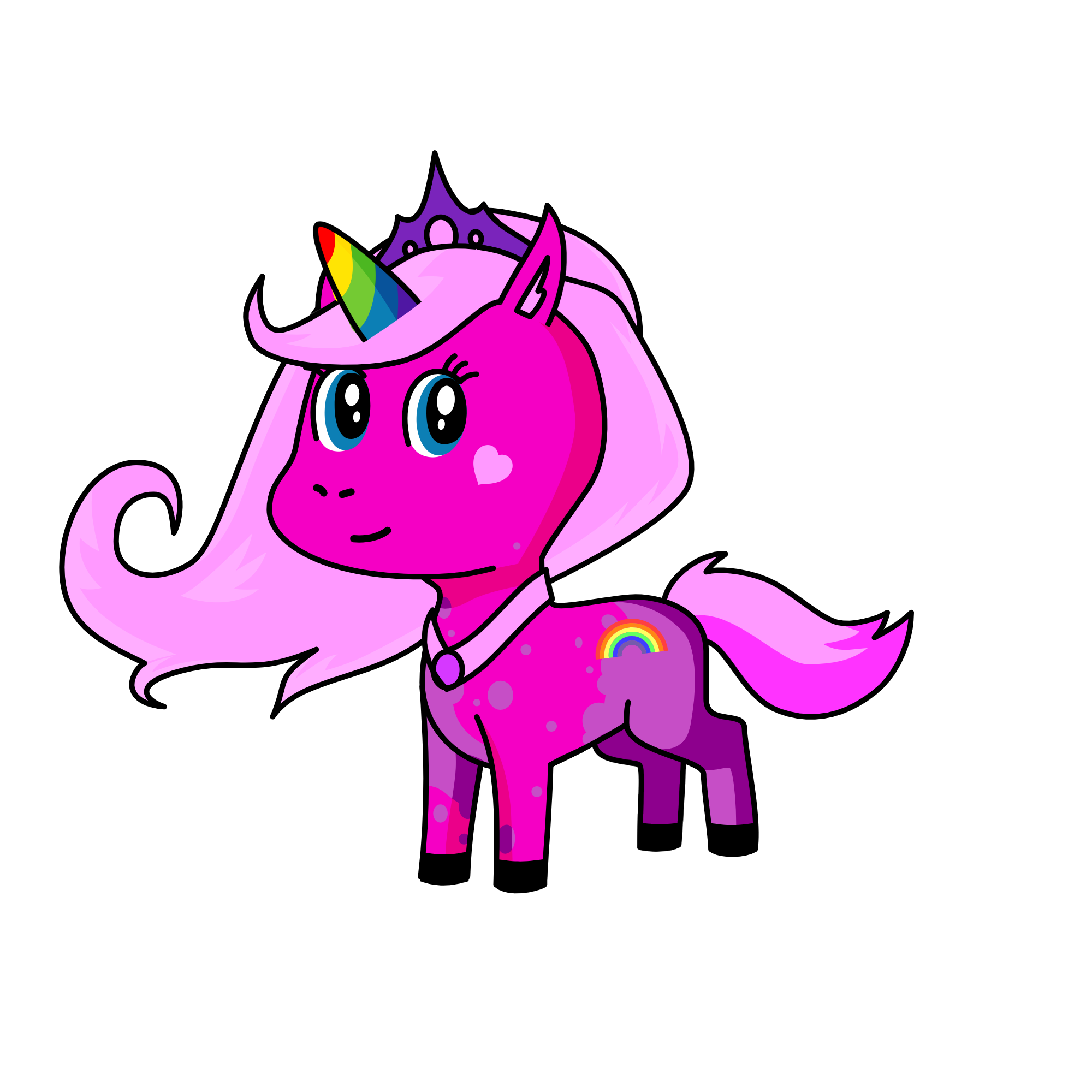 RainbowStar, the unicorn