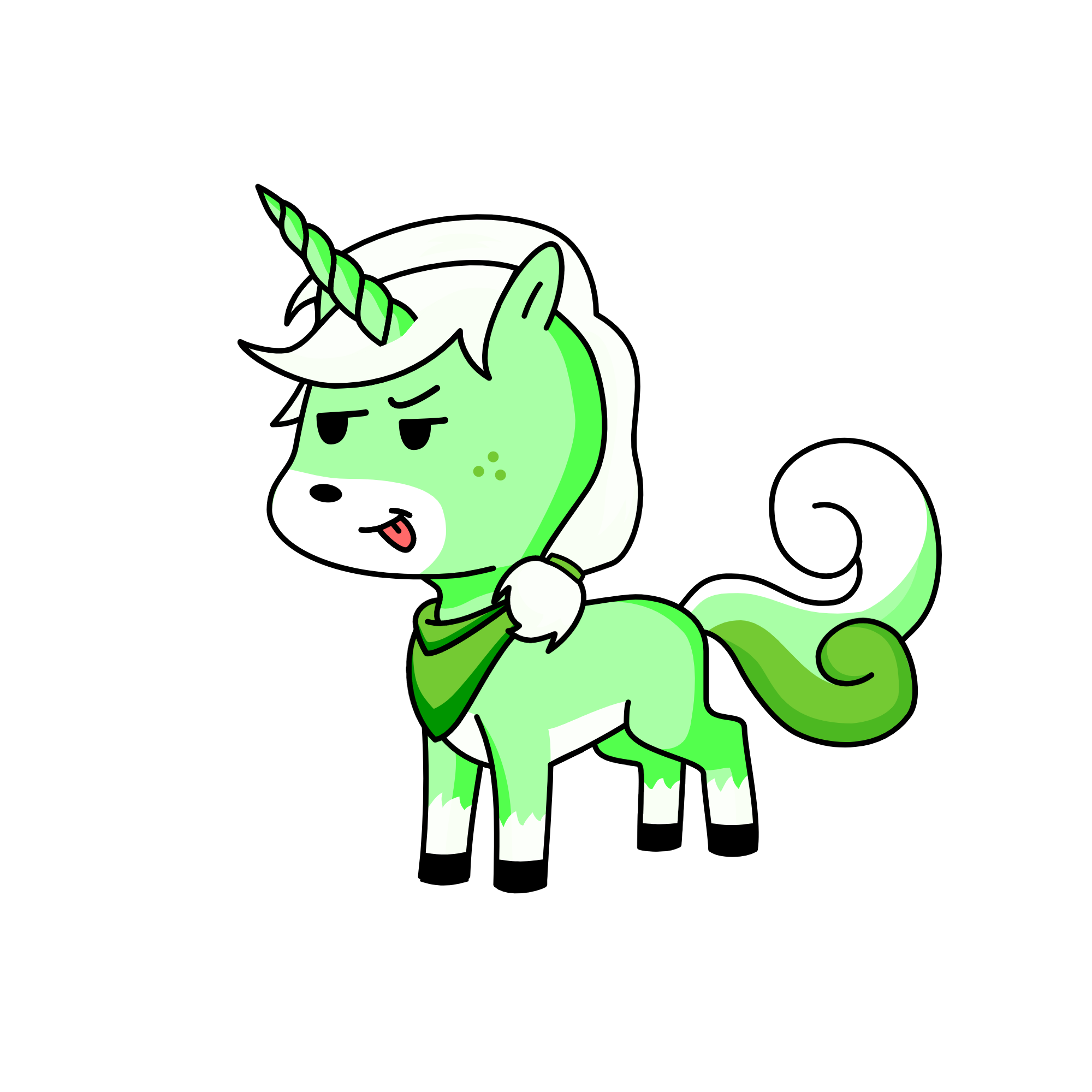 mint, the unicorn