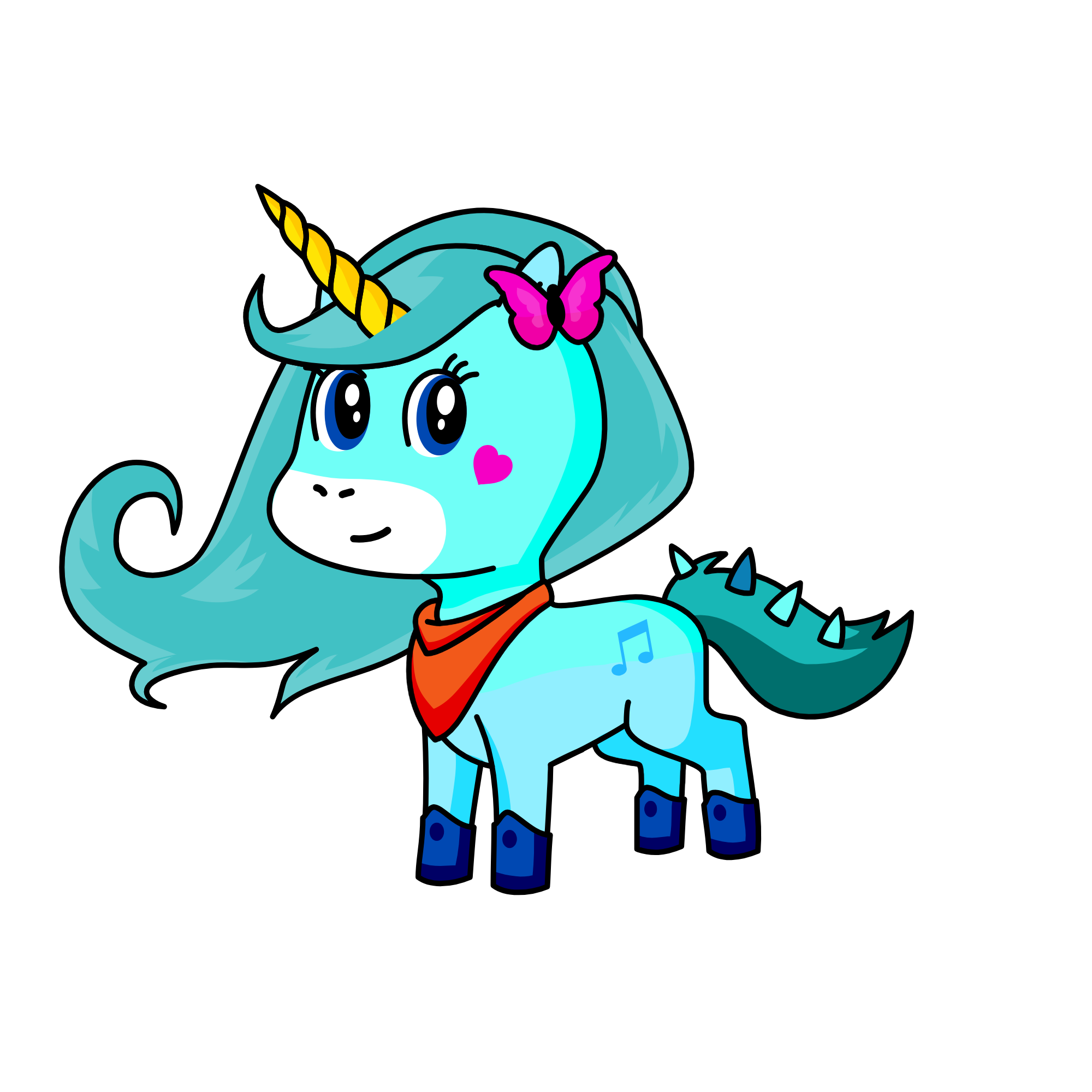 m, the unicorn