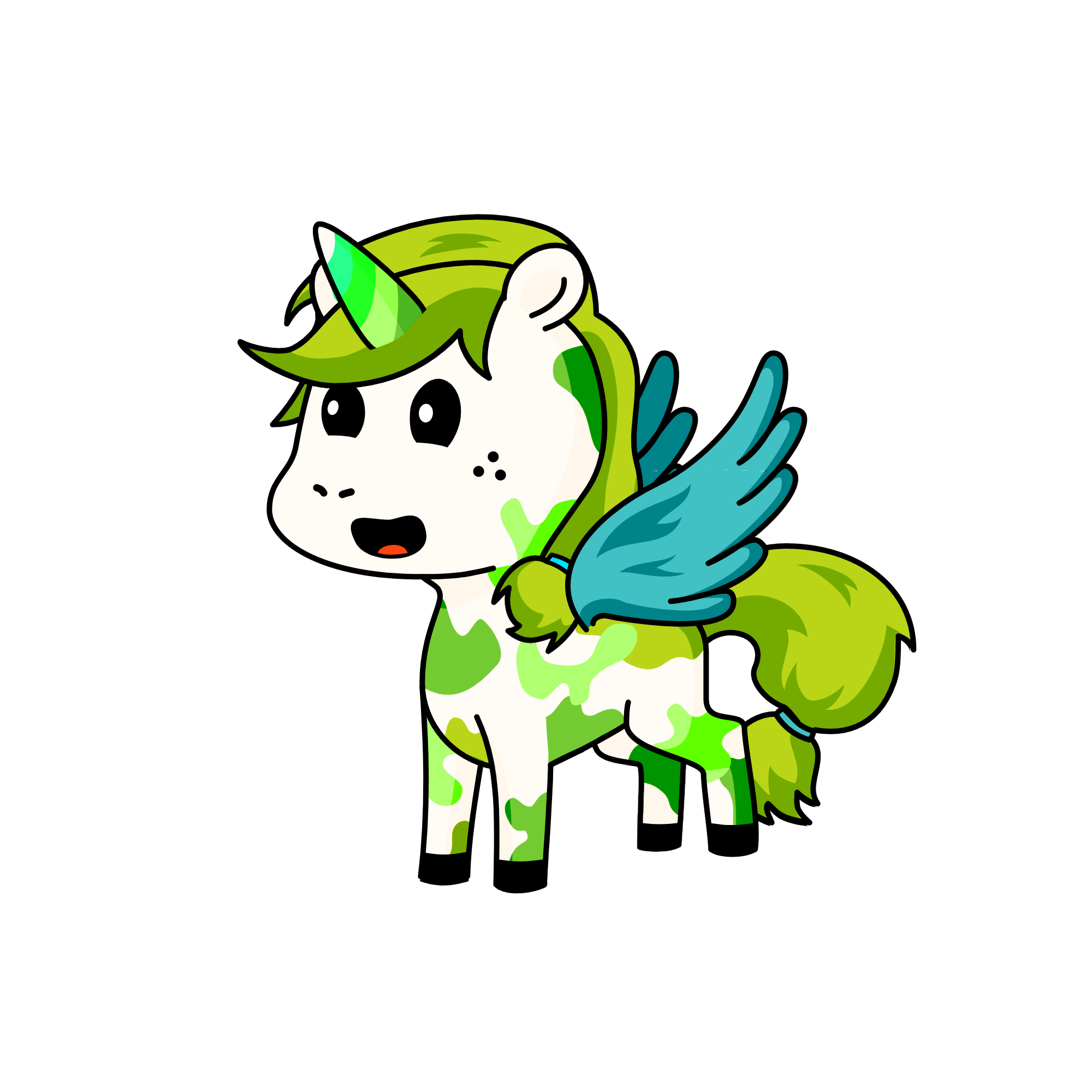 leaf jumper, the unicorn