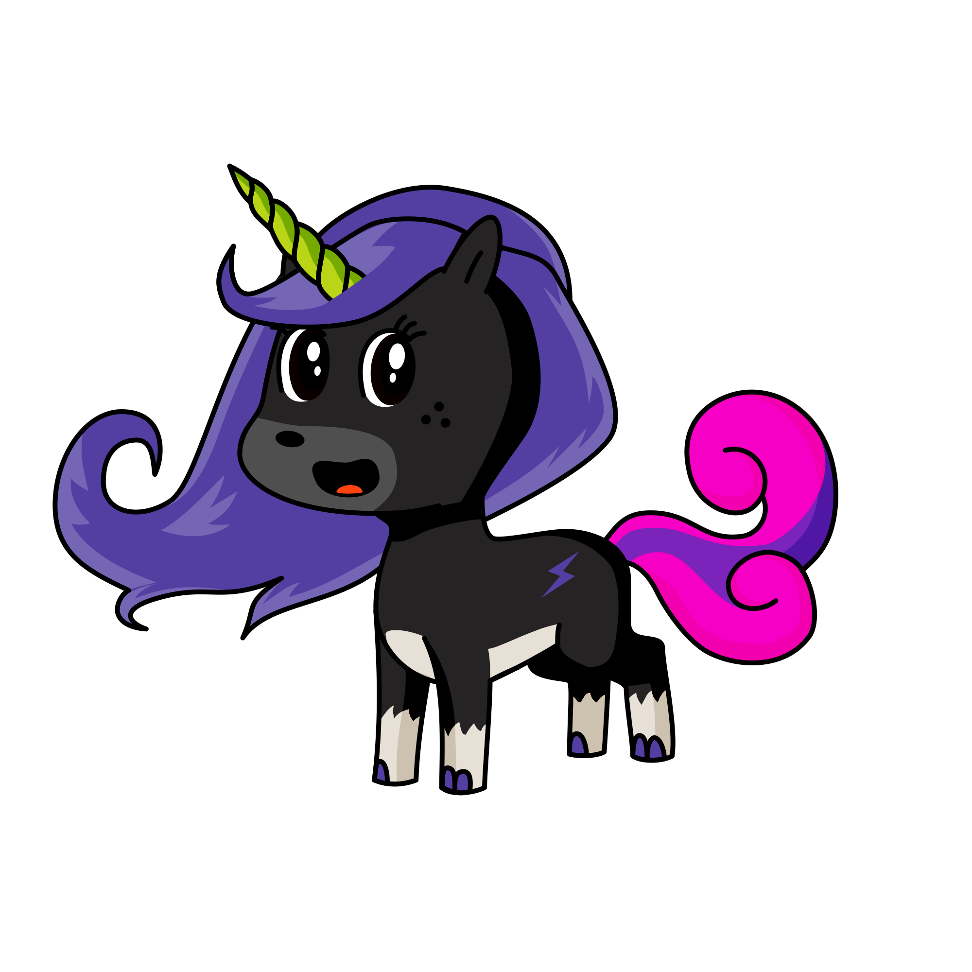 Galaxy, the unicorn