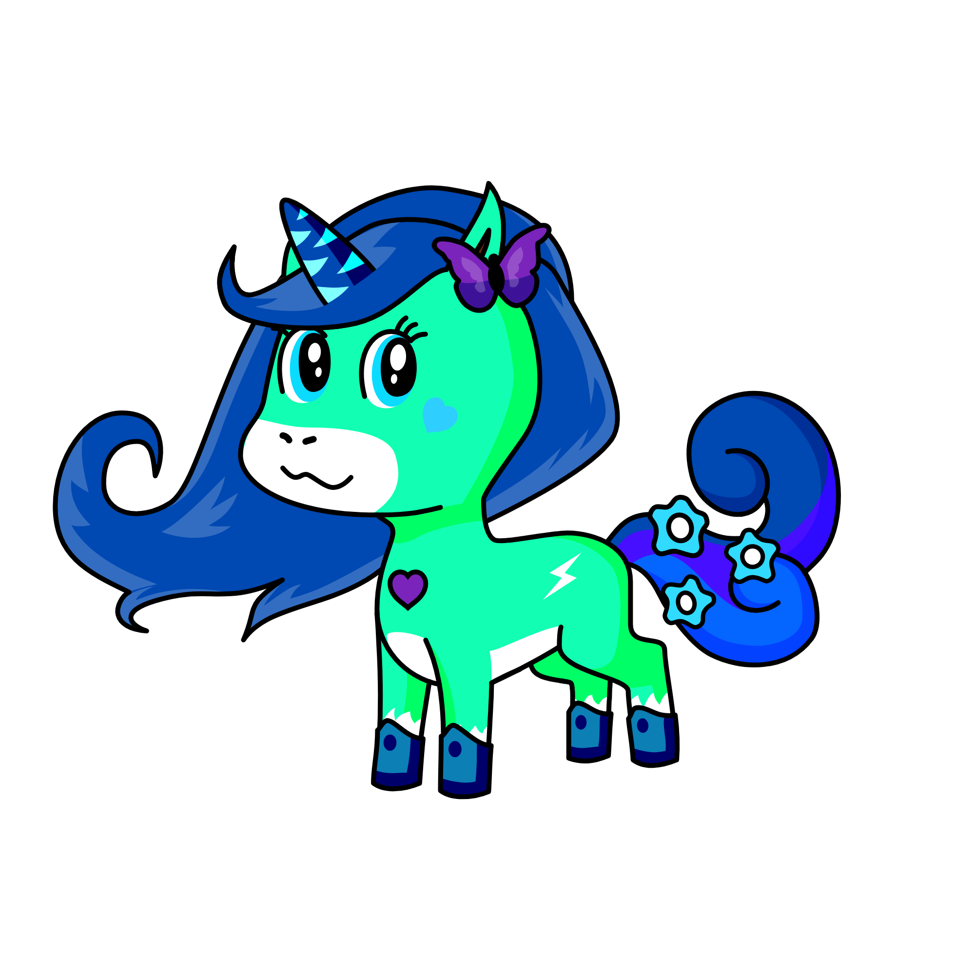 moon light, the unicorn