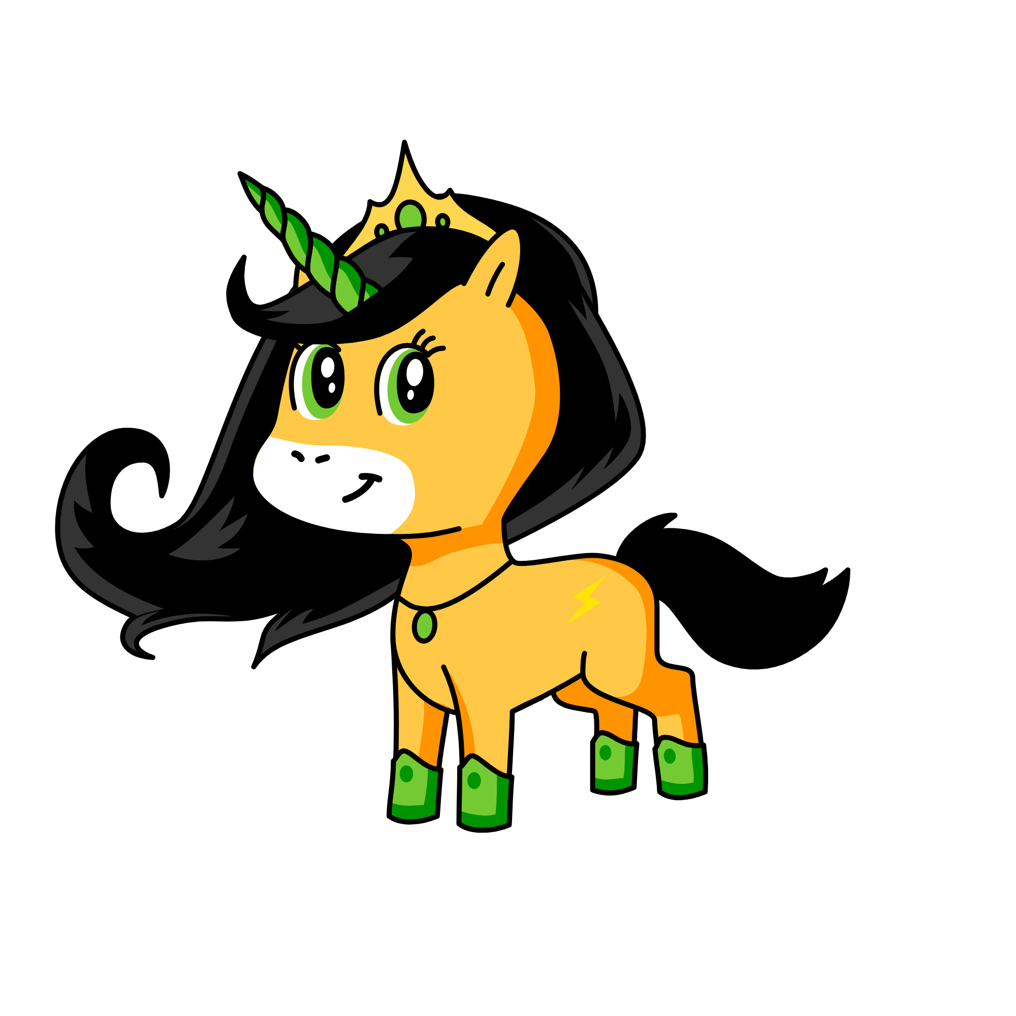 Harrilyne Potter, the unicorn