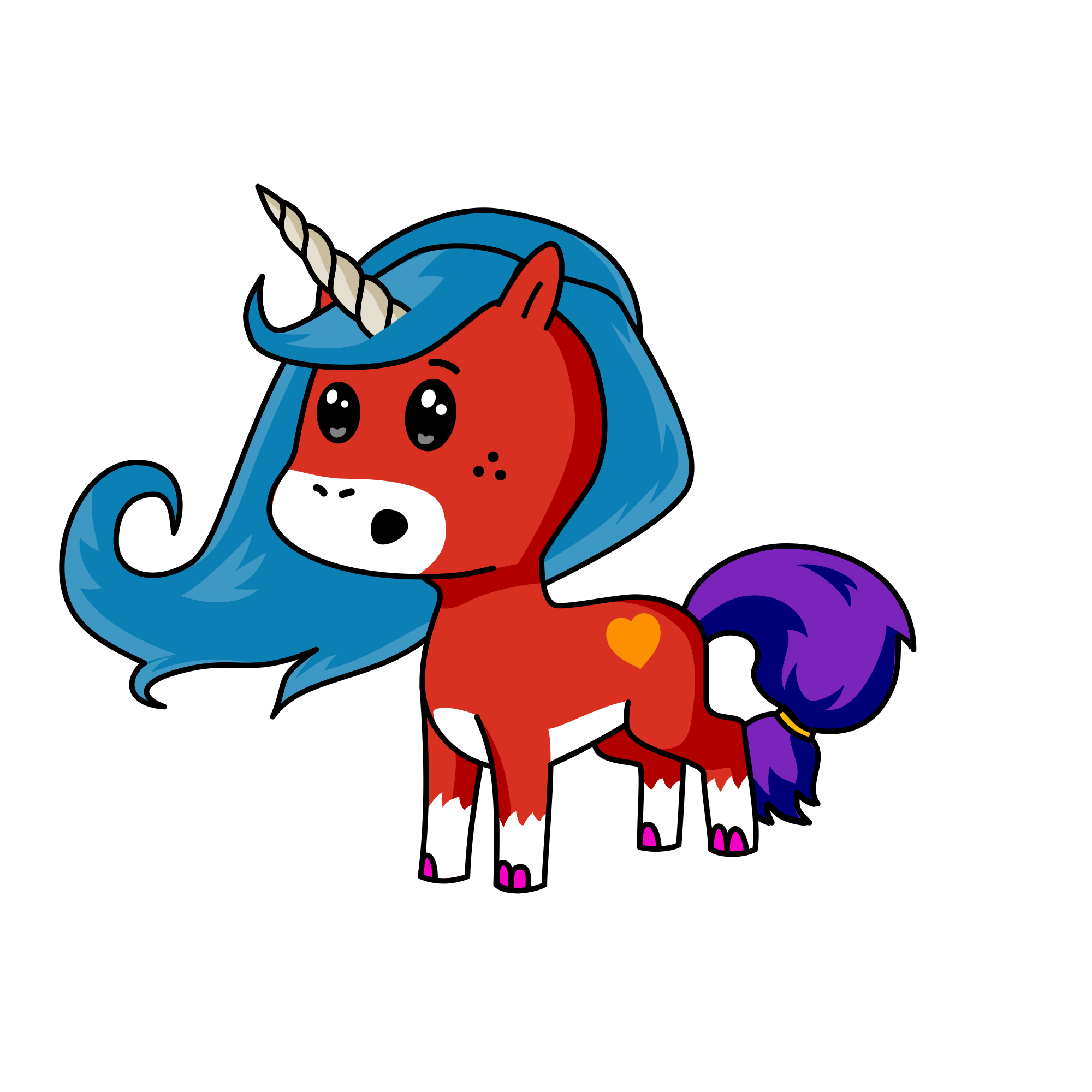 Blagkcmfkfmdflk, the unicorn