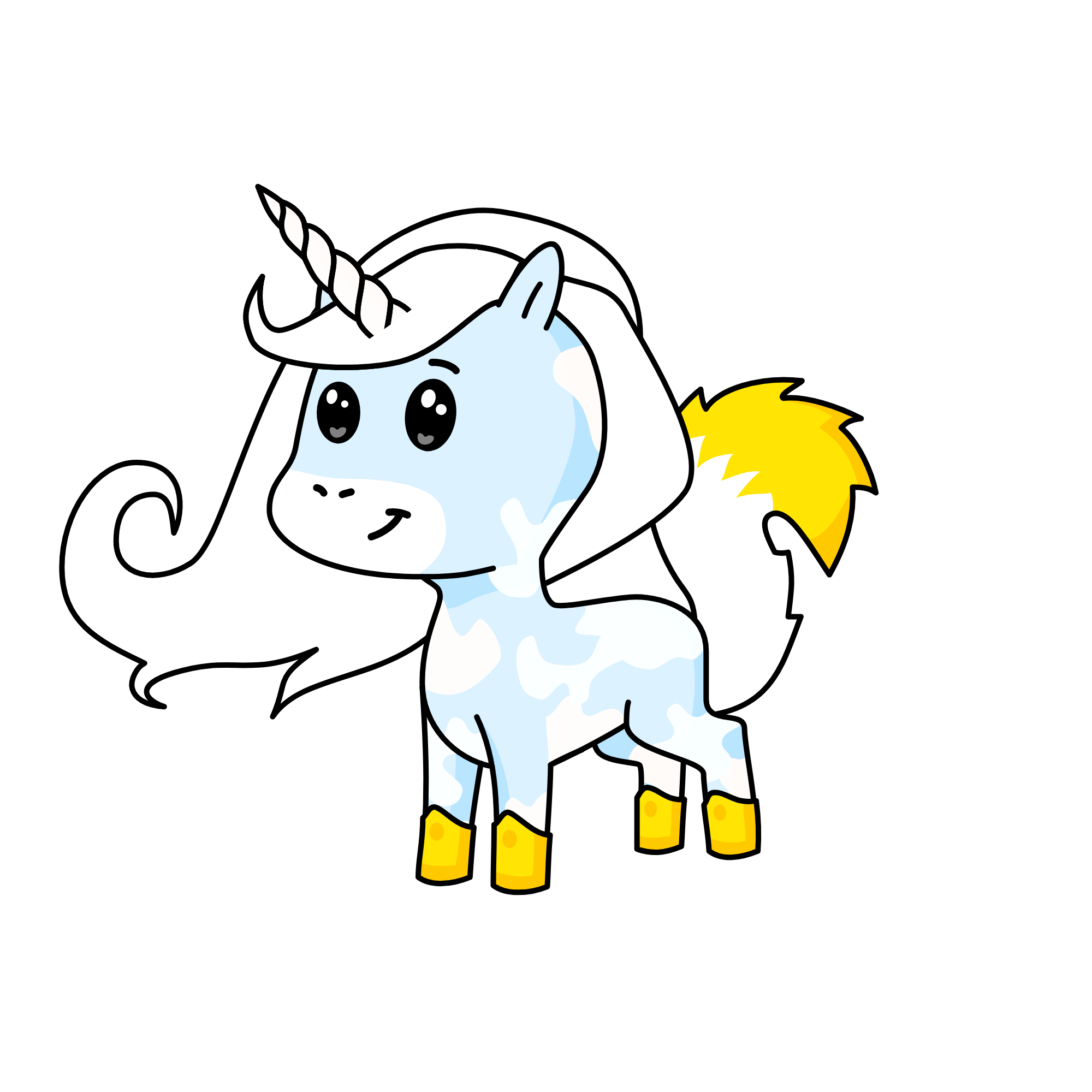 Sky, the unicorn