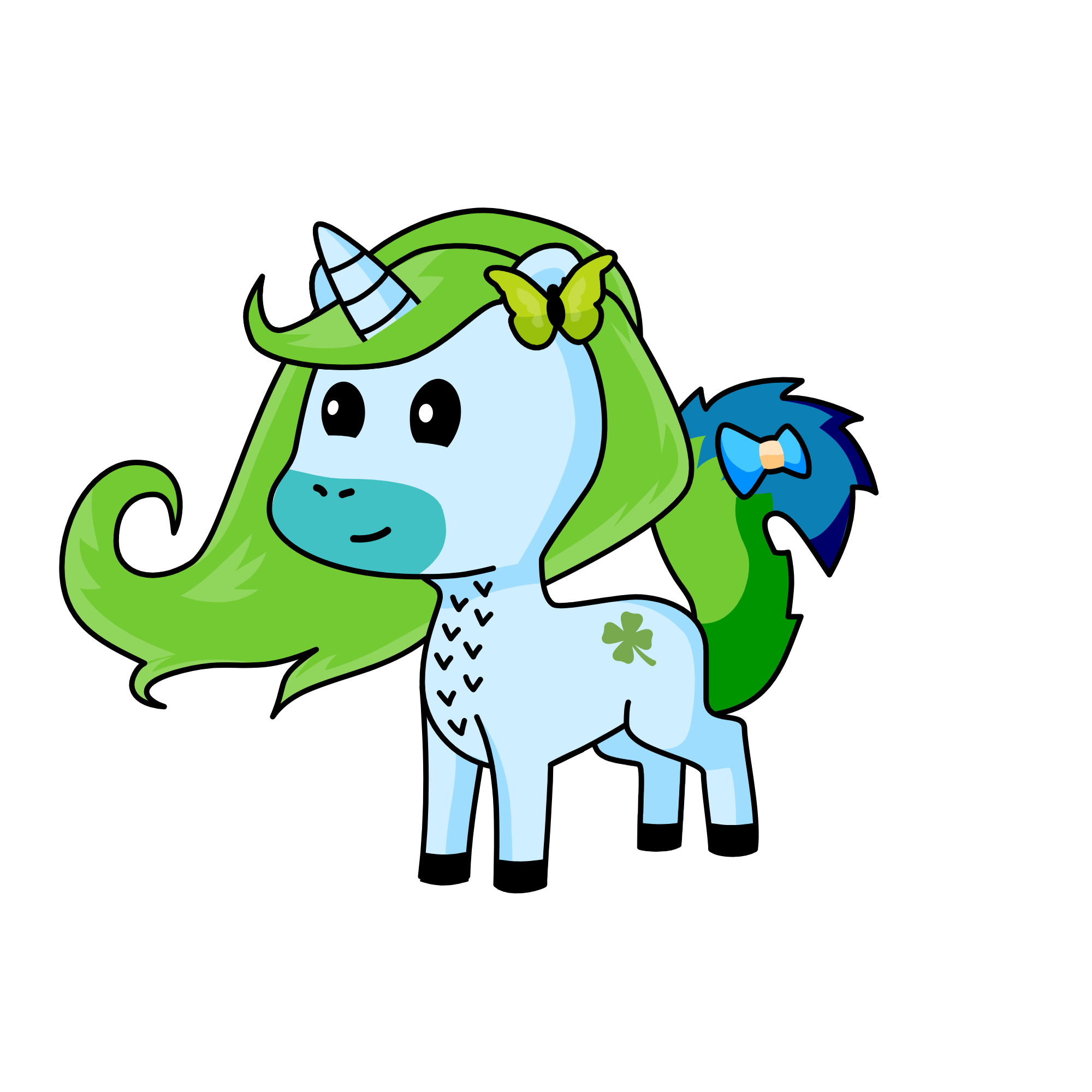 Evergreen, the unicorn