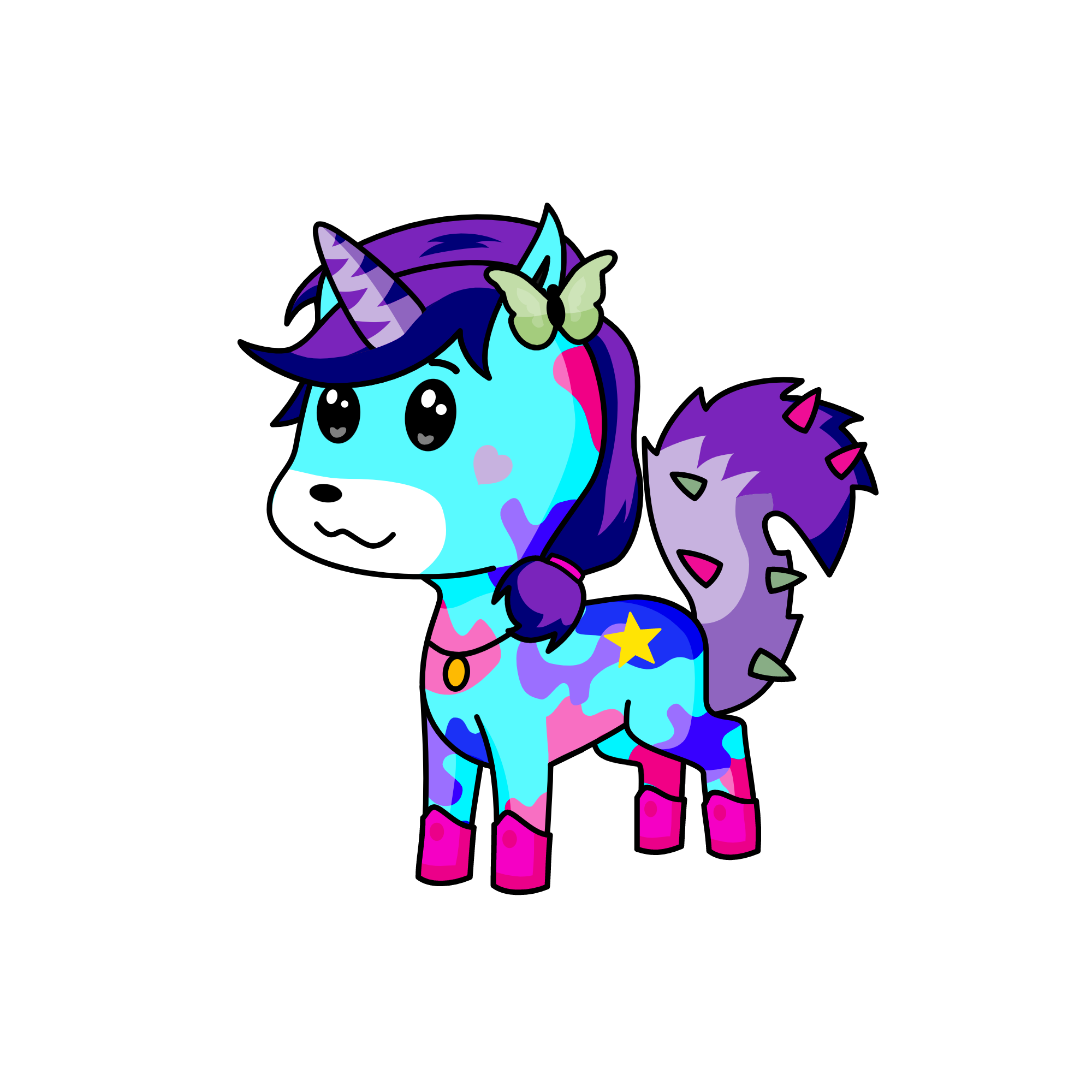 Poppy, the unicorn