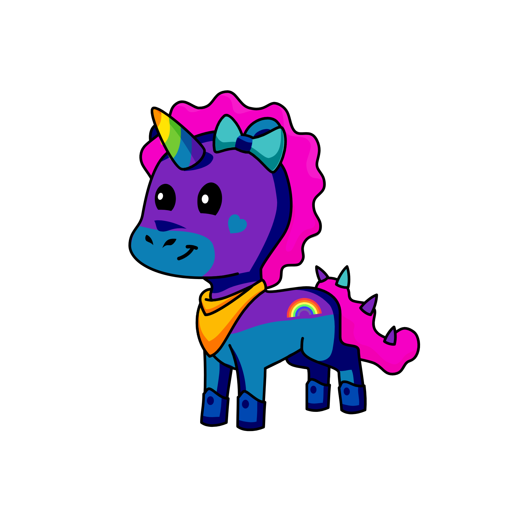 Fluffy, the unicorn