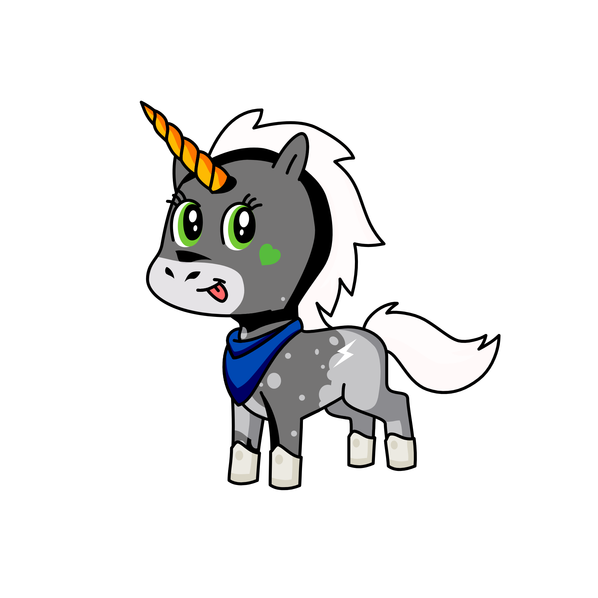 Moon, the unicorn
